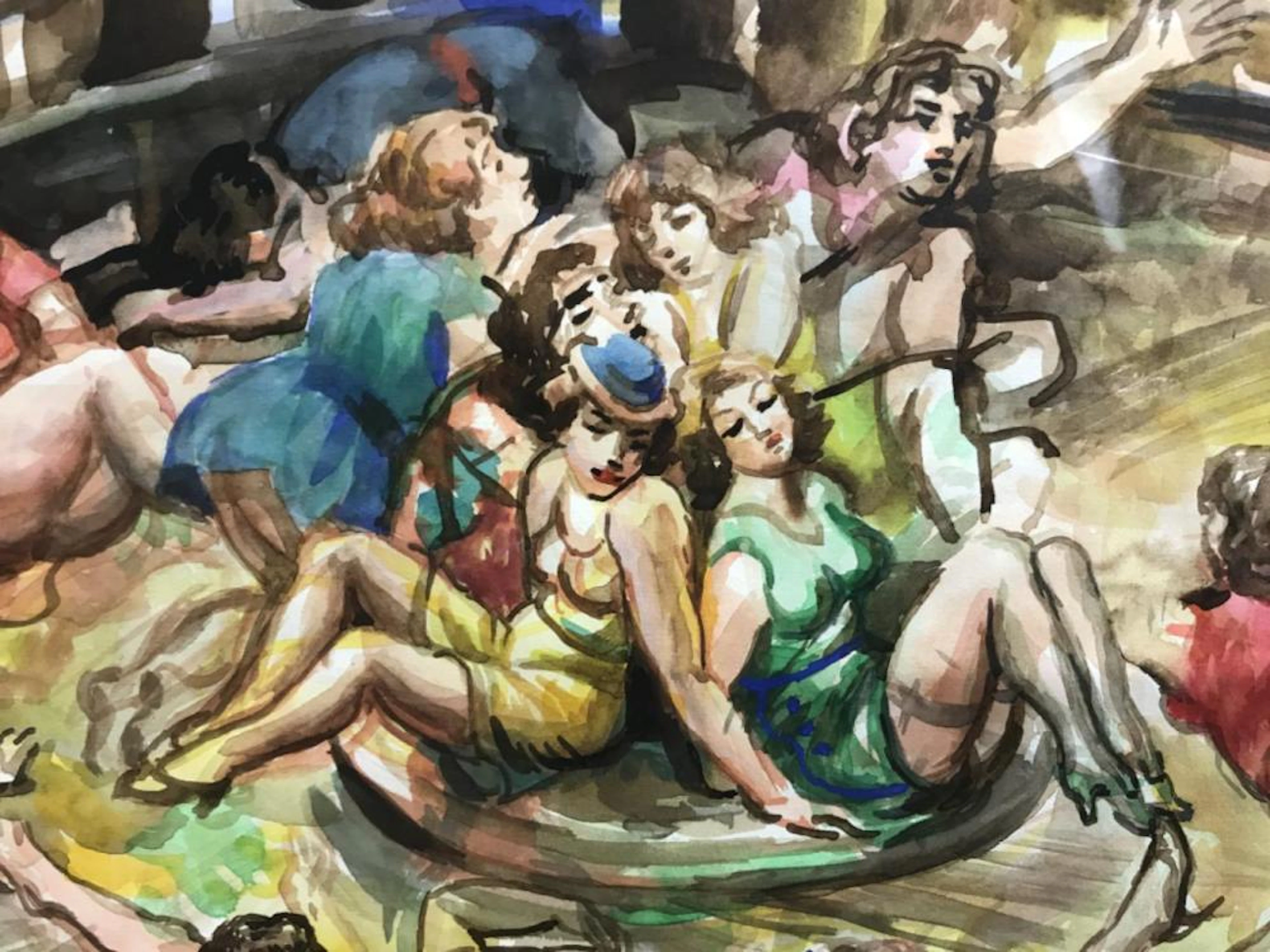 Watercolor Signed REGINALD MARSH