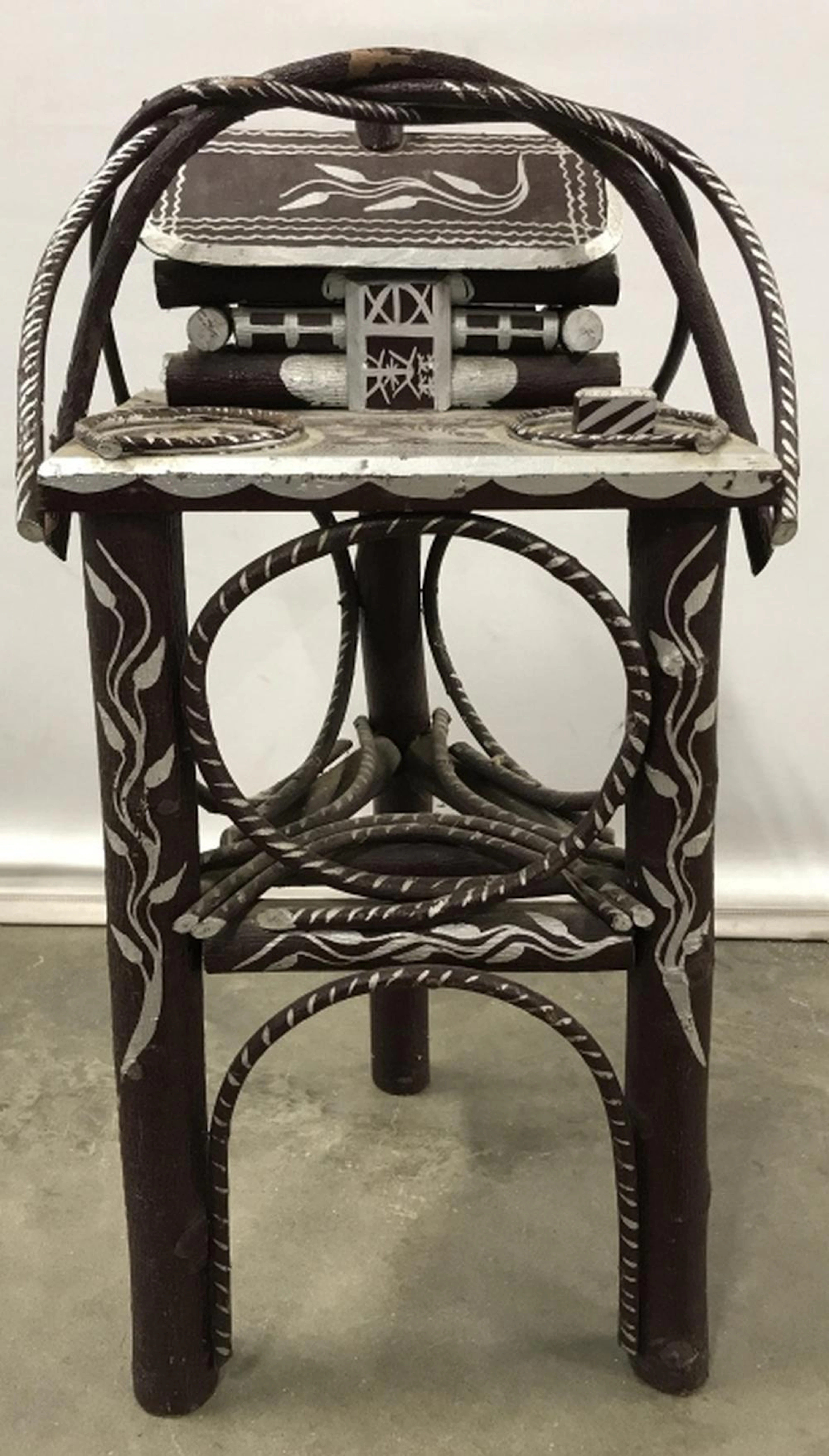Vintage Adirondack Bentwood Smoking Stand