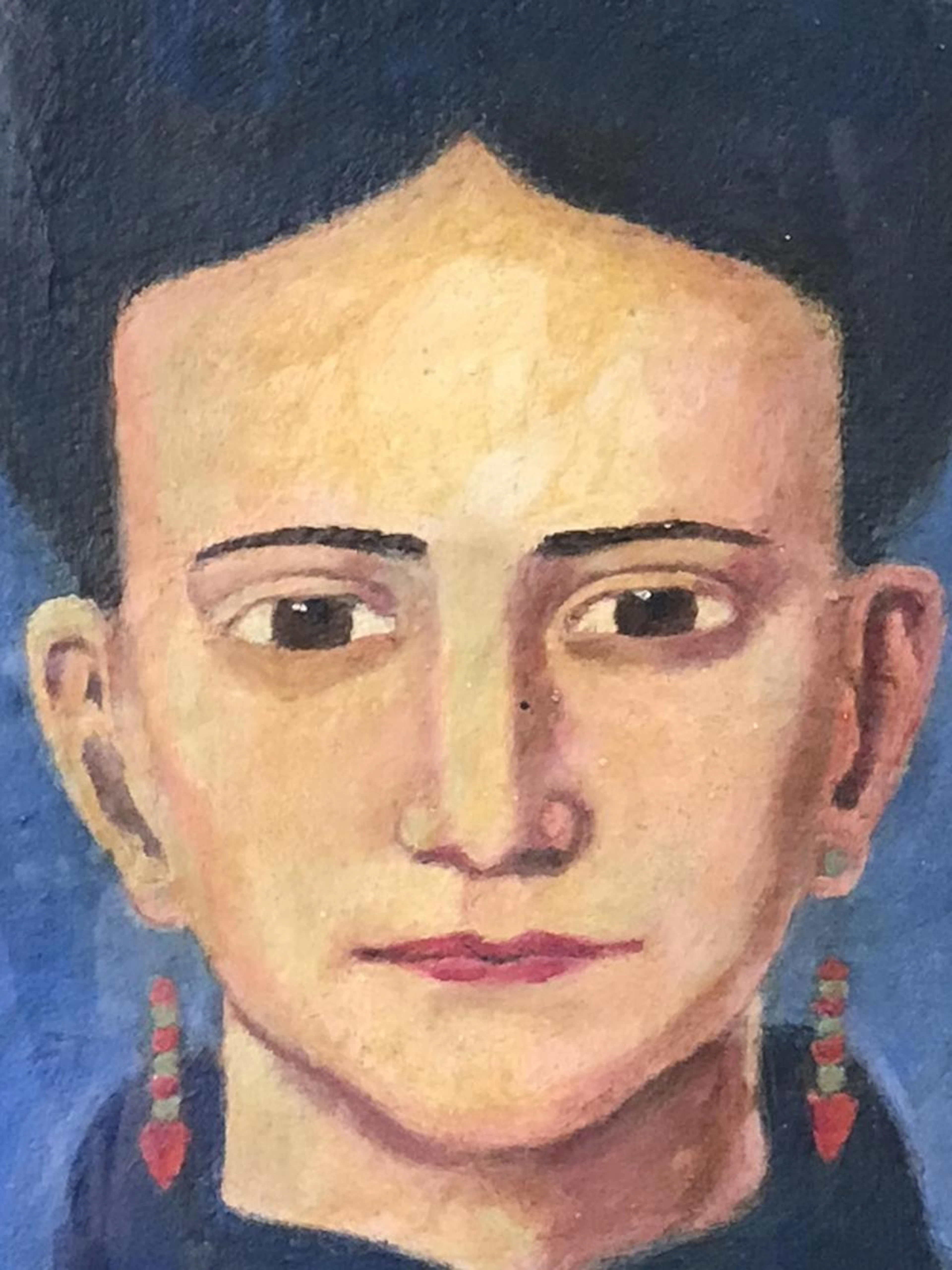 Signed P. SERUSIER Oil On Paper, Portrait Of Woman