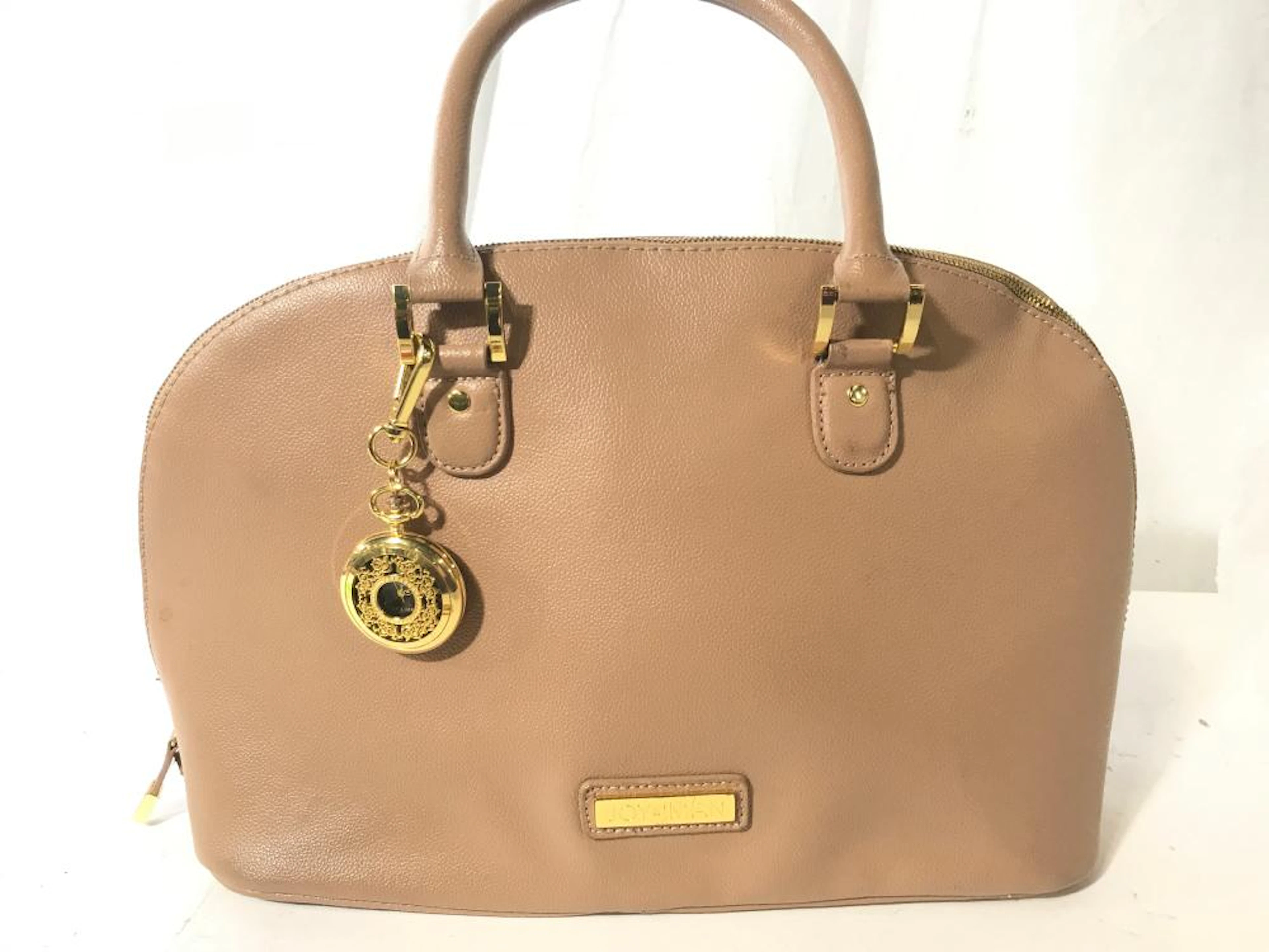 JOY and IMAN 21Section Leather Handbag and Watch