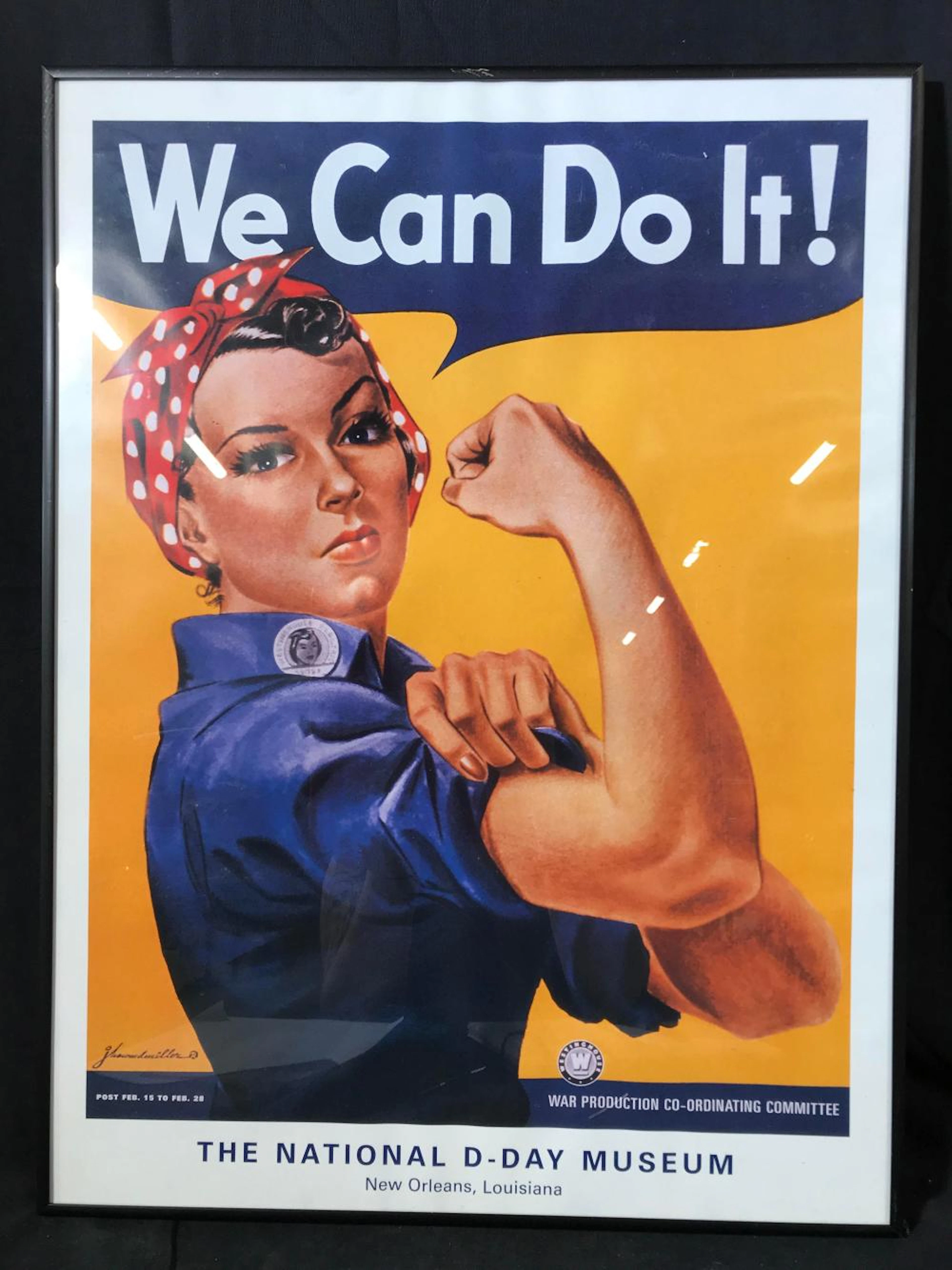 We Can Do It Rosie the Riveter Art J.H. Miller