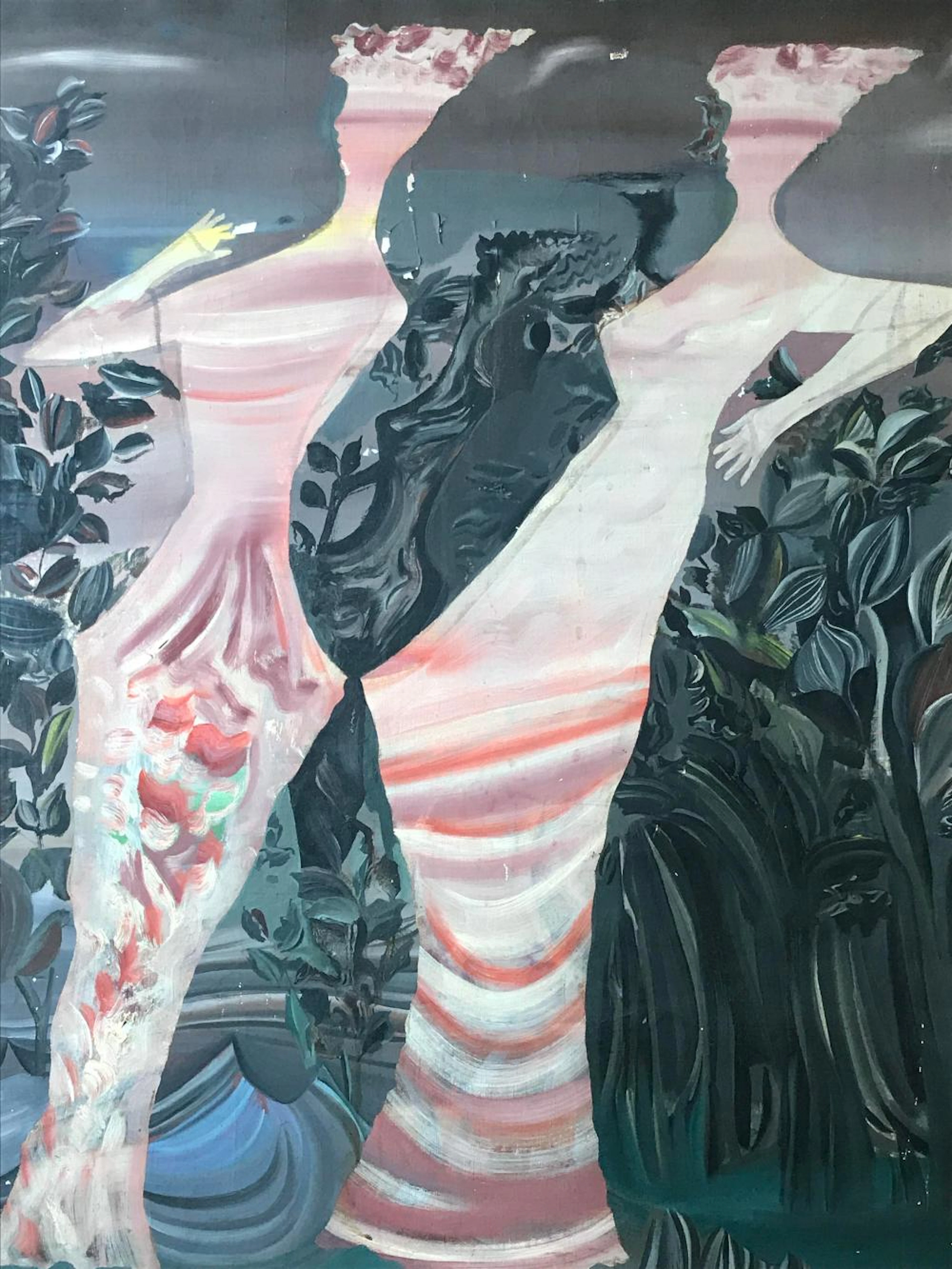 Abstract Oil on Canvas