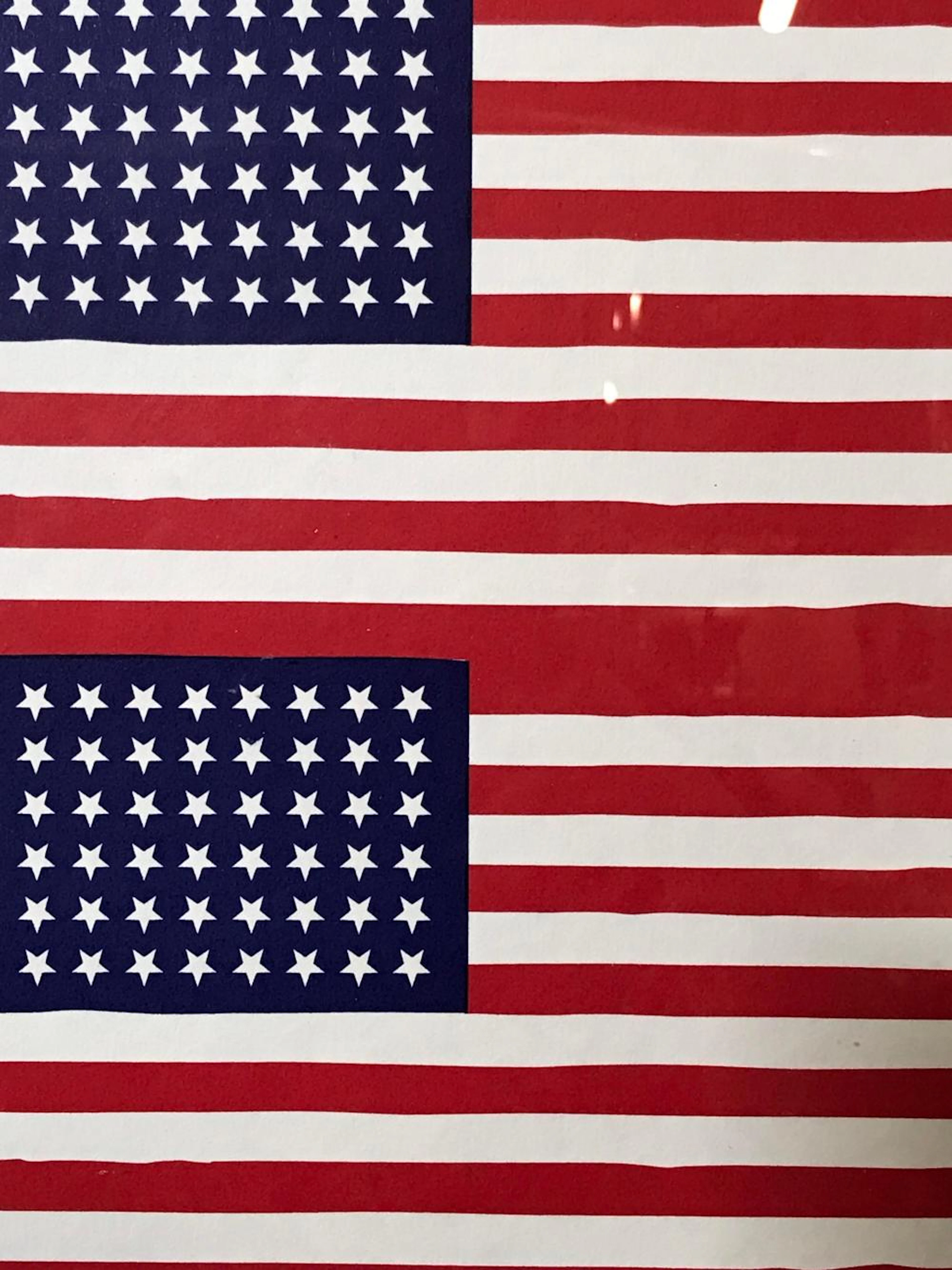 Jasper Johns (1930?) signed Ltd Ed. American Flags