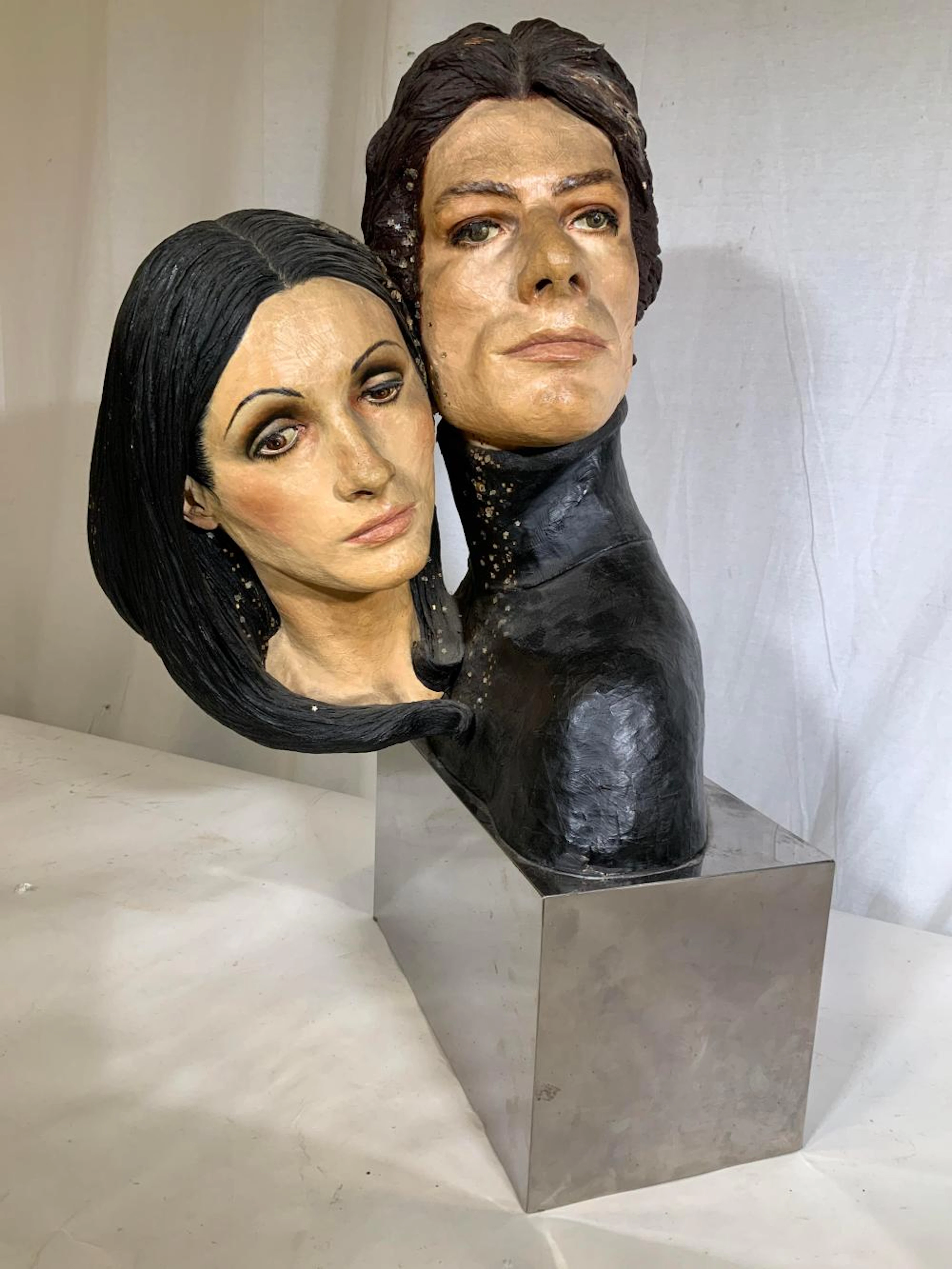 KLIMO, Donny and Marie Sculpture, C 1971