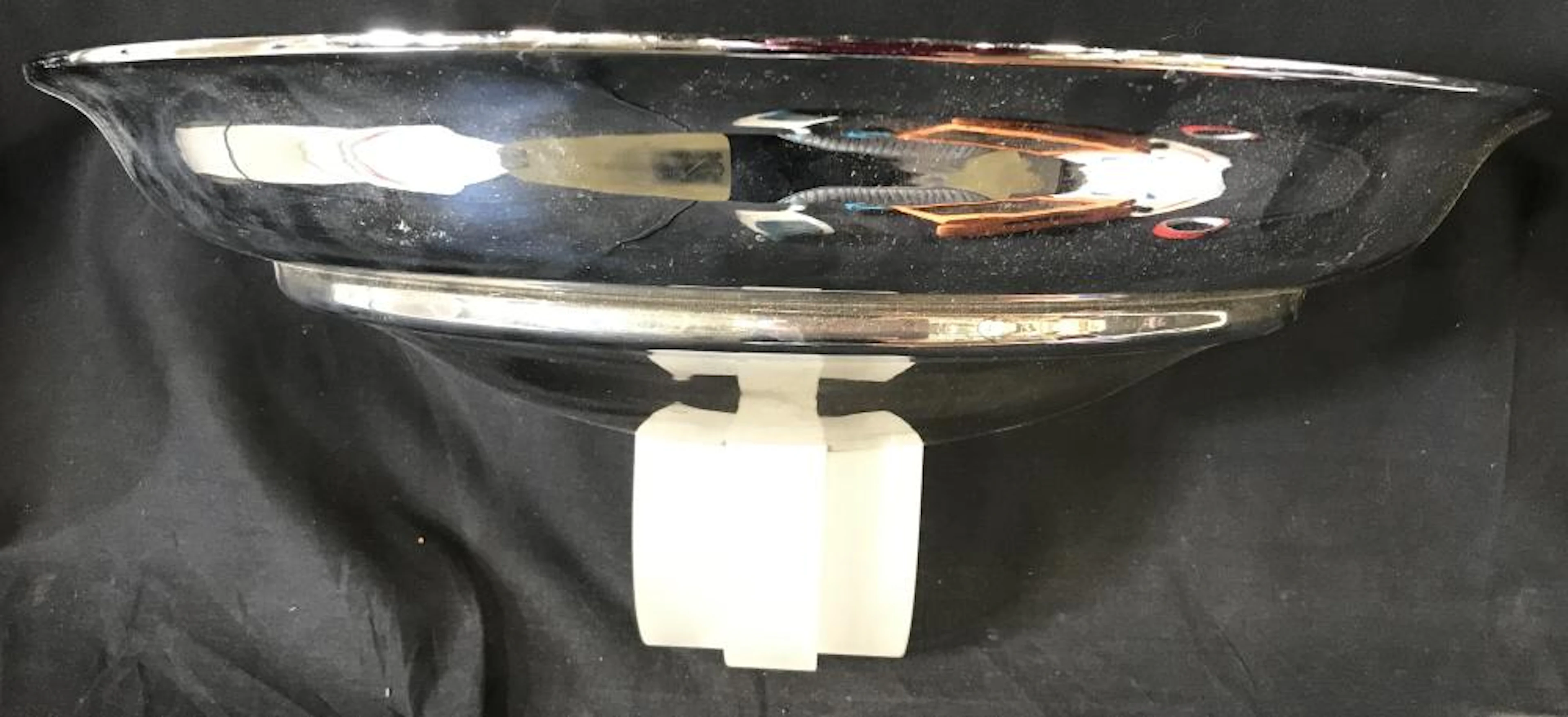 Vintage Art Deco Chrome Light Fixture