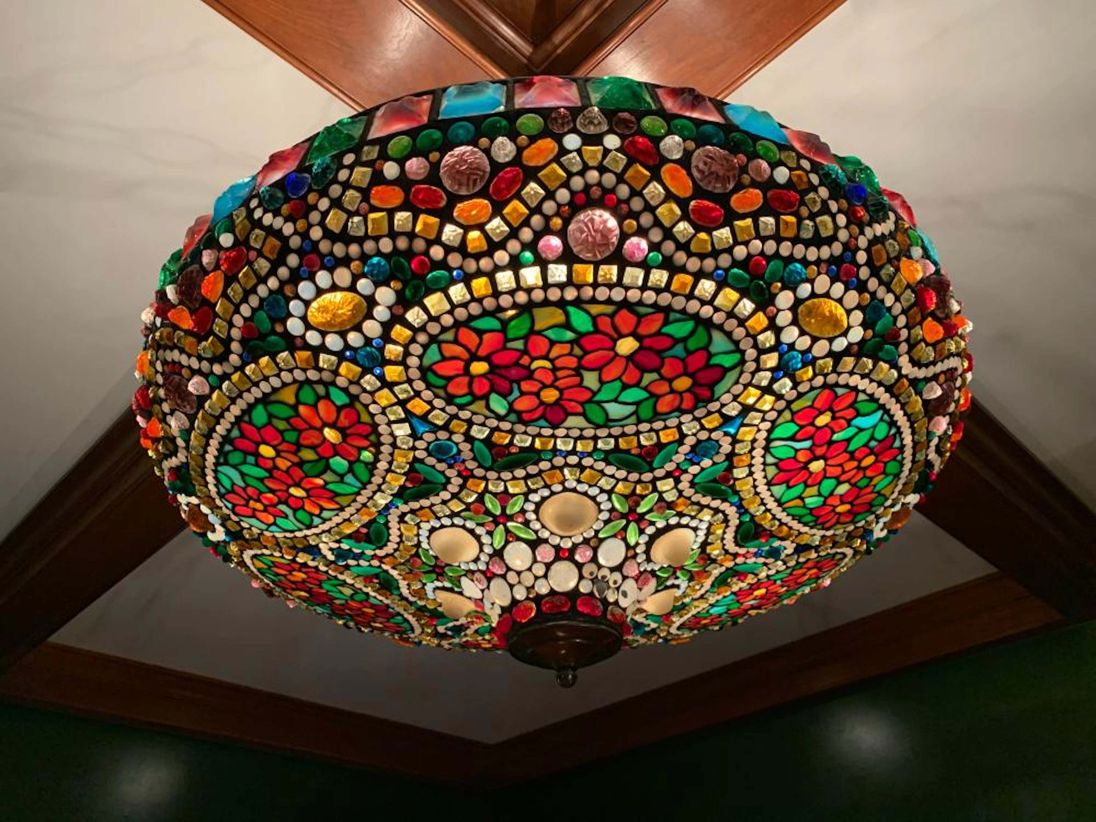 Tavern on The Green Tiffany Art Nouveau Chandelier