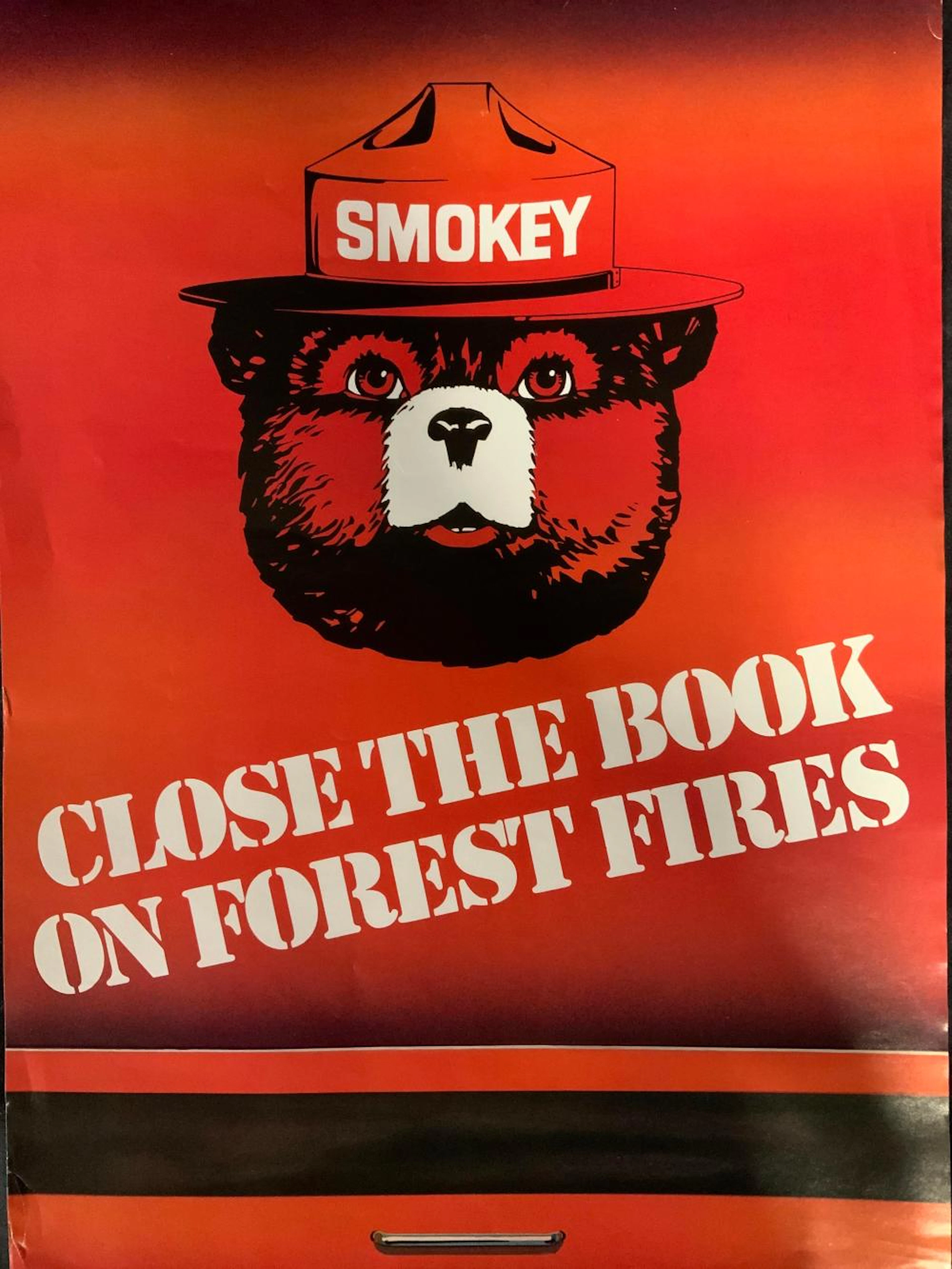 Authentic Vintage Smokey the Bear Advertisement