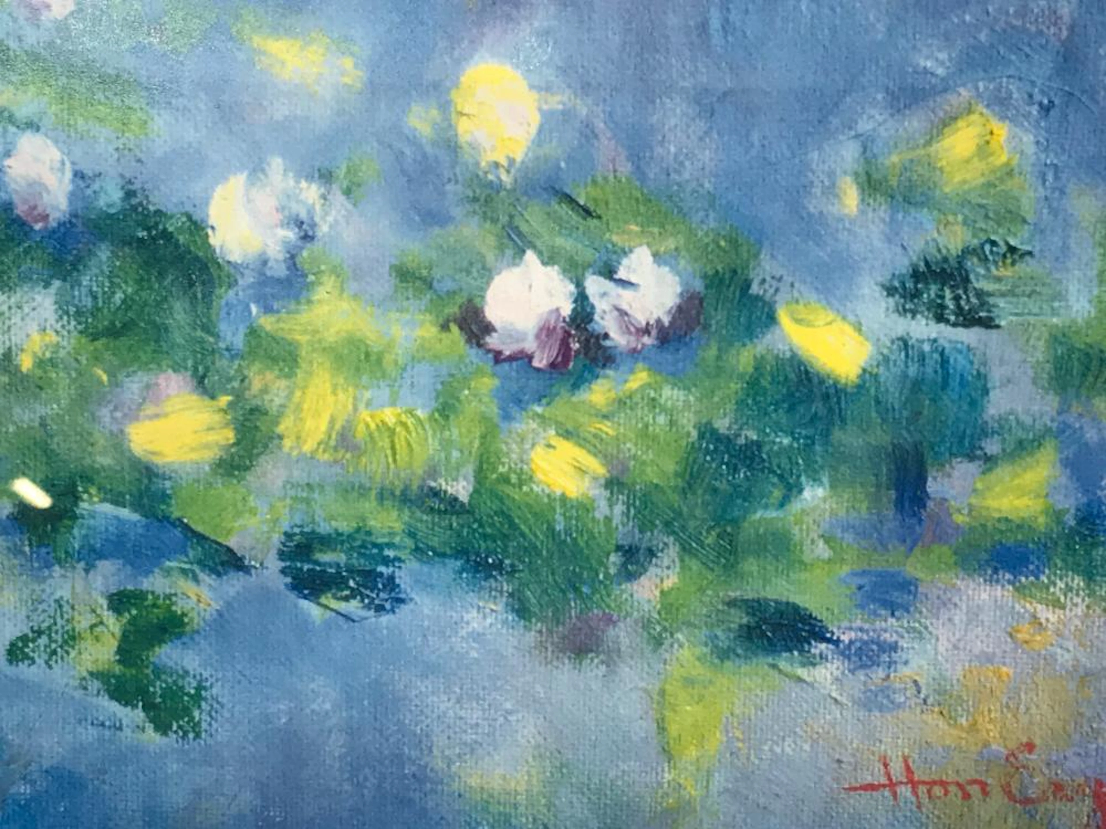 Hon Eng Signed Reproduction Print of Painting