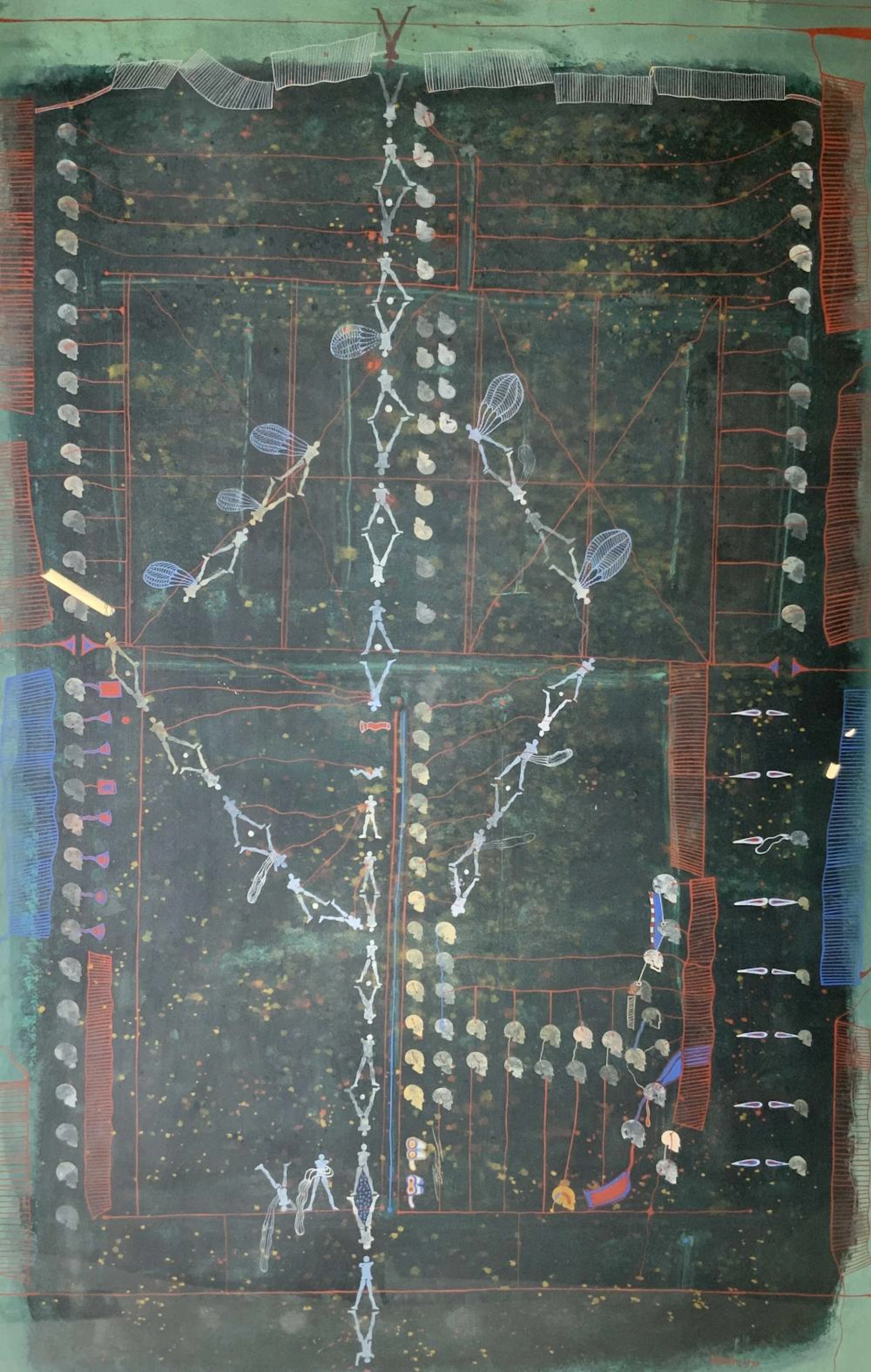 Burt Hasen Abstract Work on Paper 1970