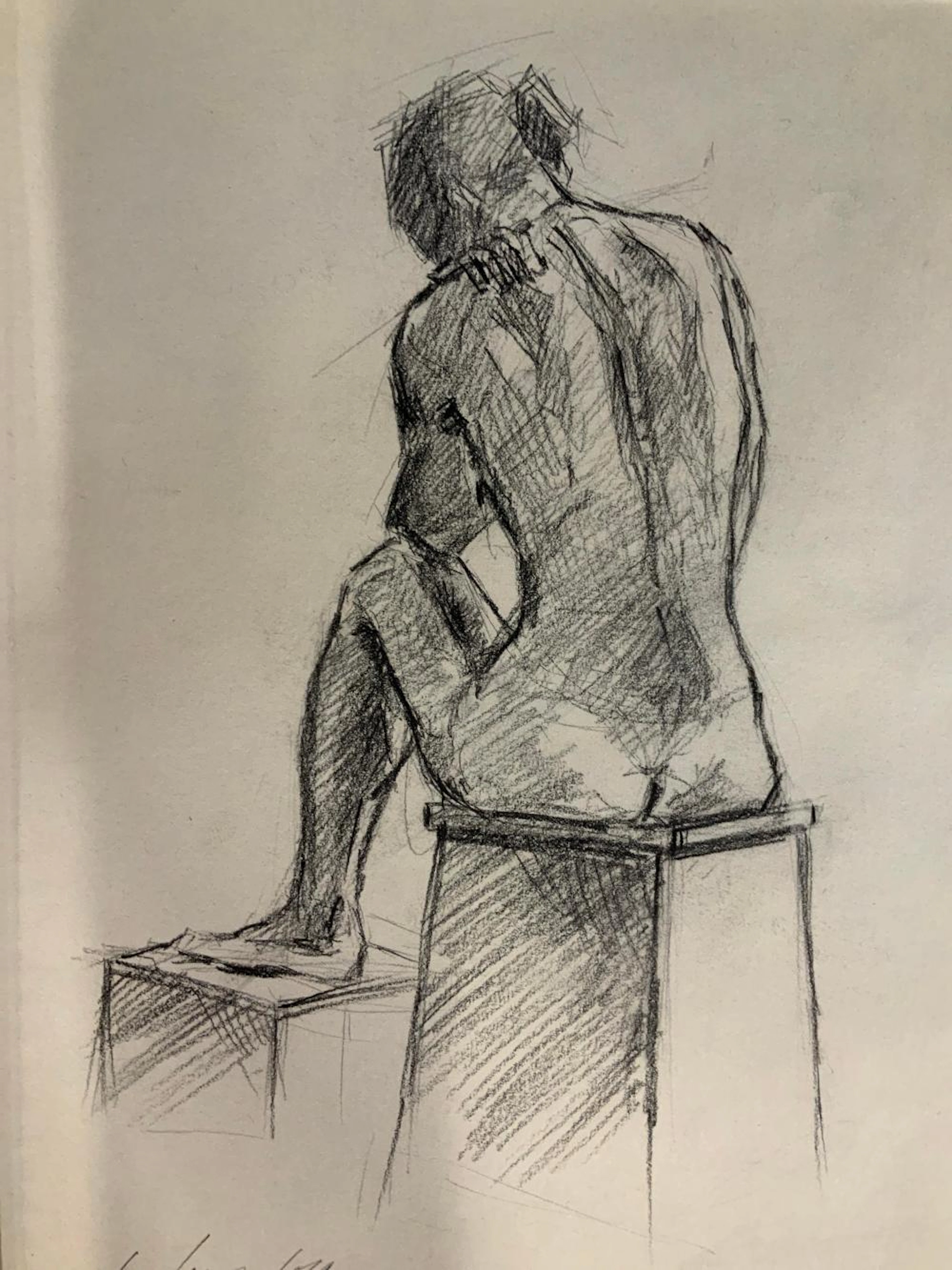Lot 3 Signed Nude Figural Drawings