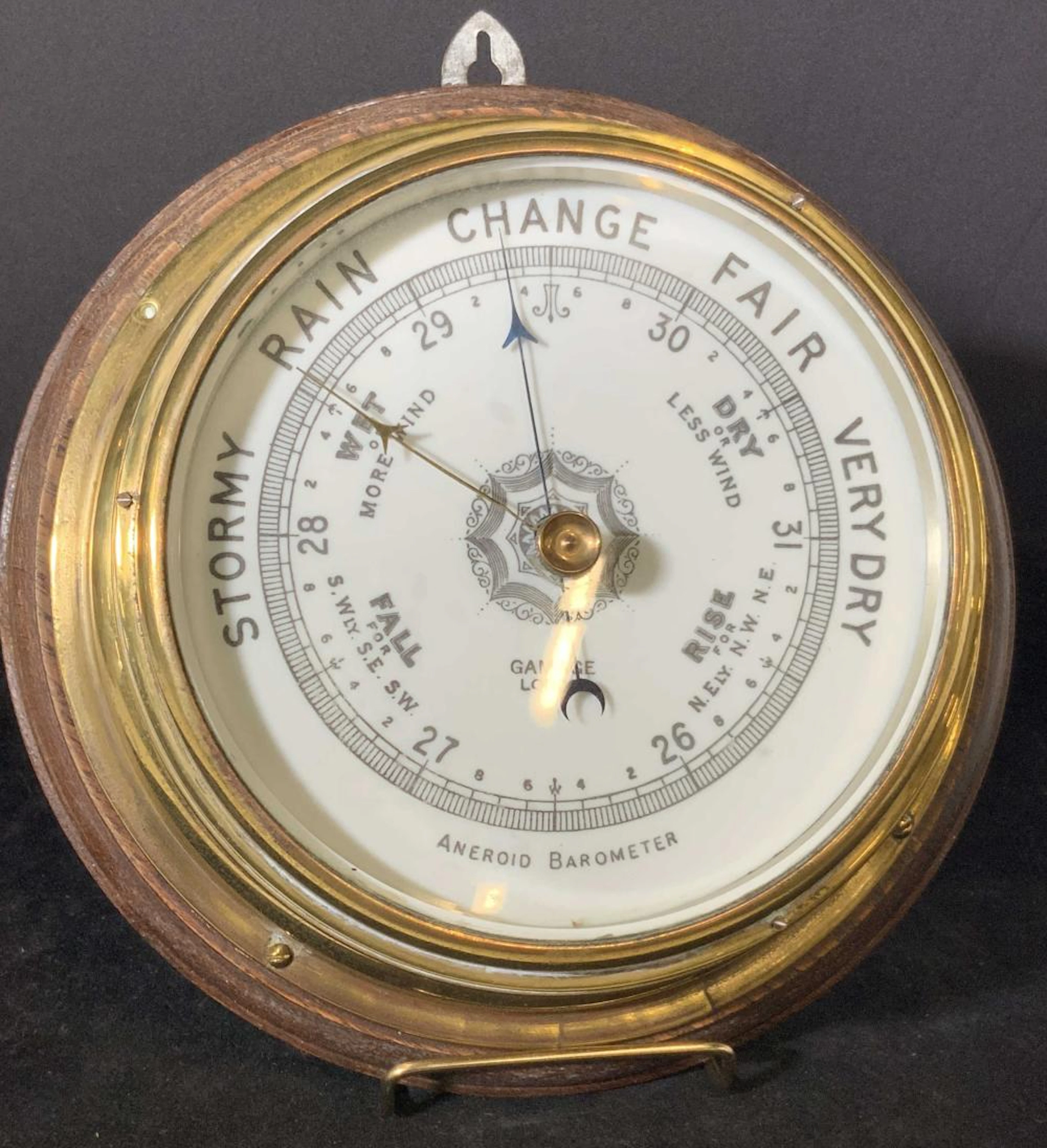 Antique ANEROID Barometer Gamage London