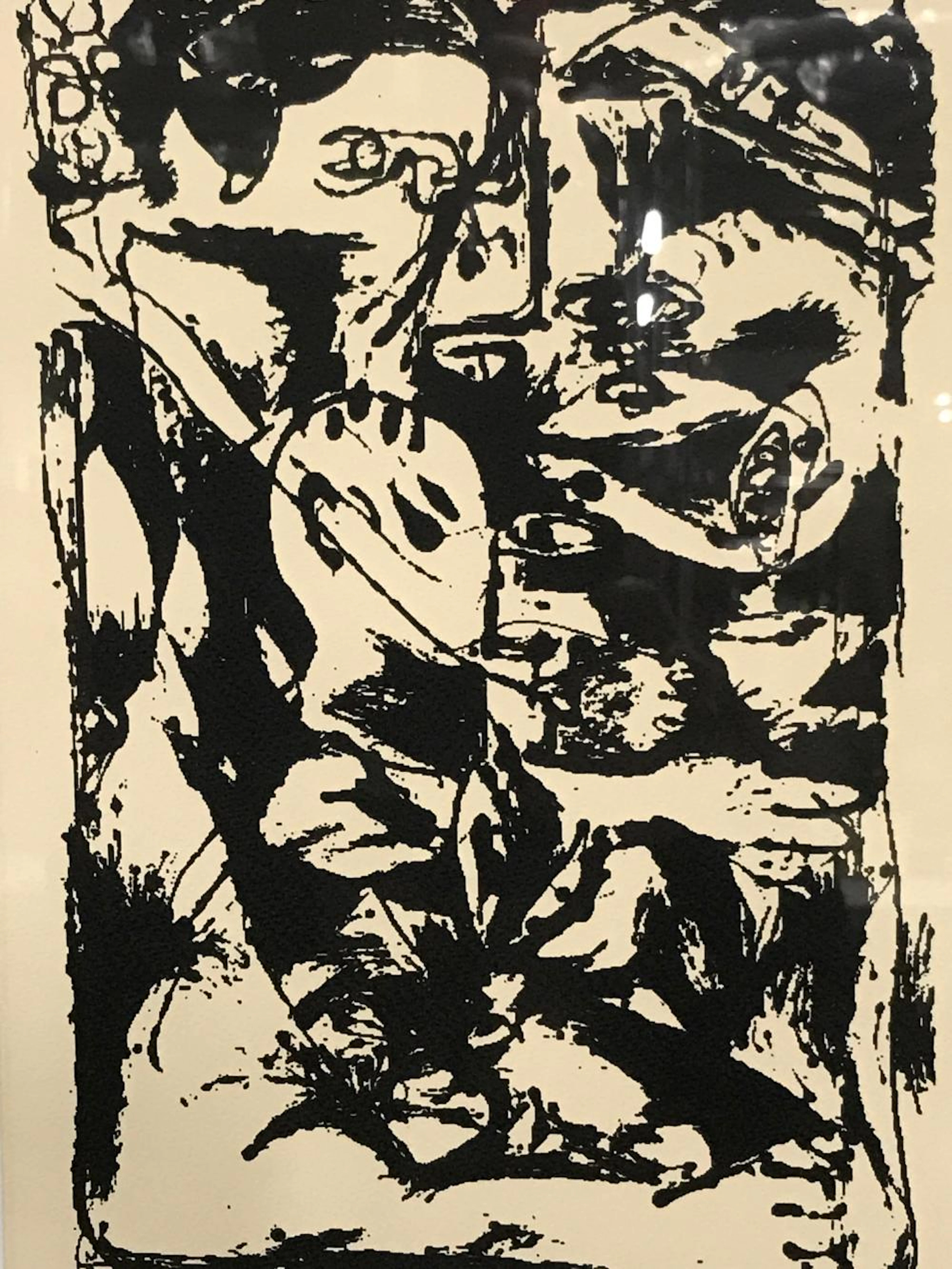 JACKSON POLLOCK Signed Abstract Lithograph