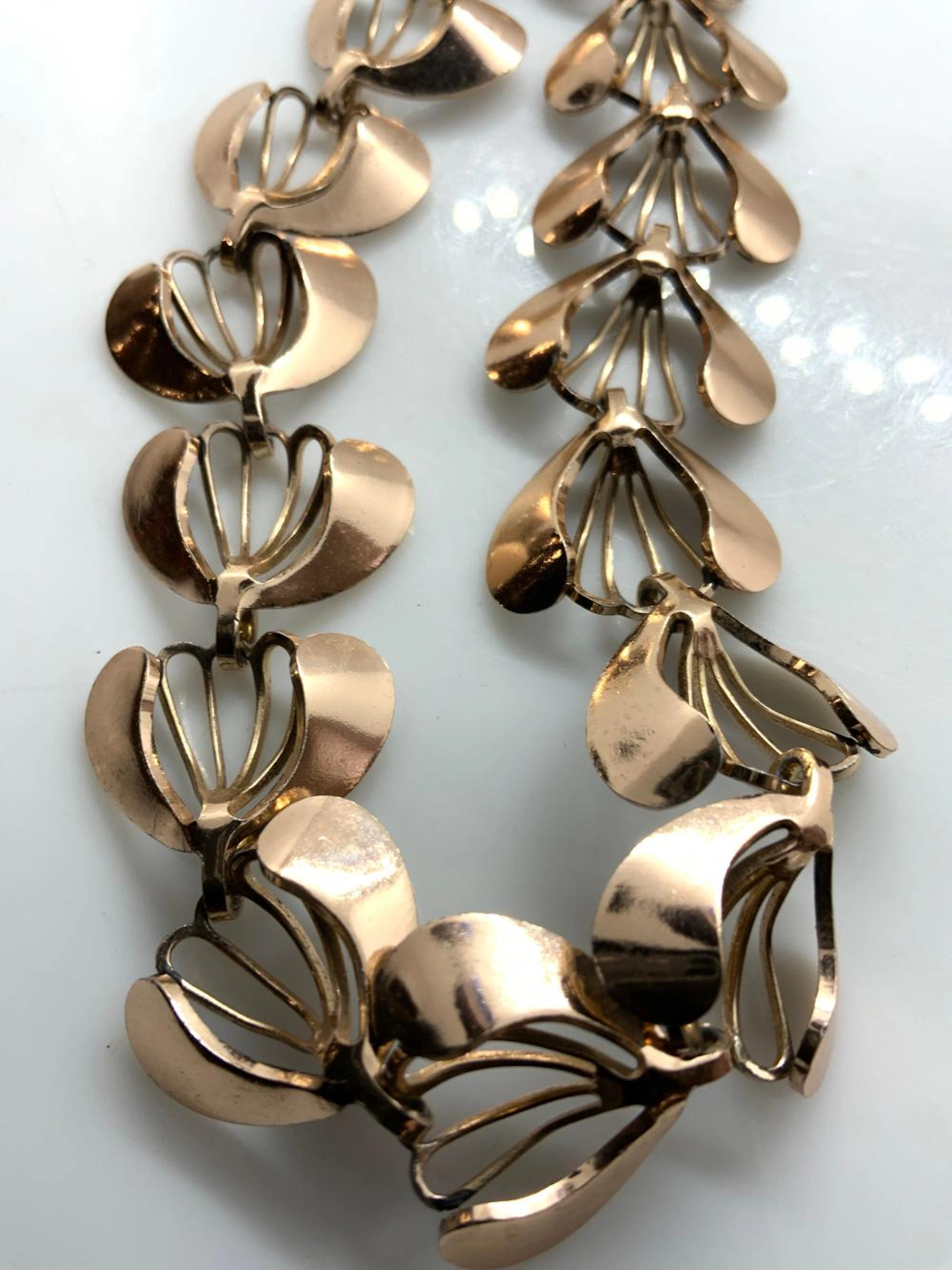 ALUMINUM Colored Necklace, Vintage, Germany