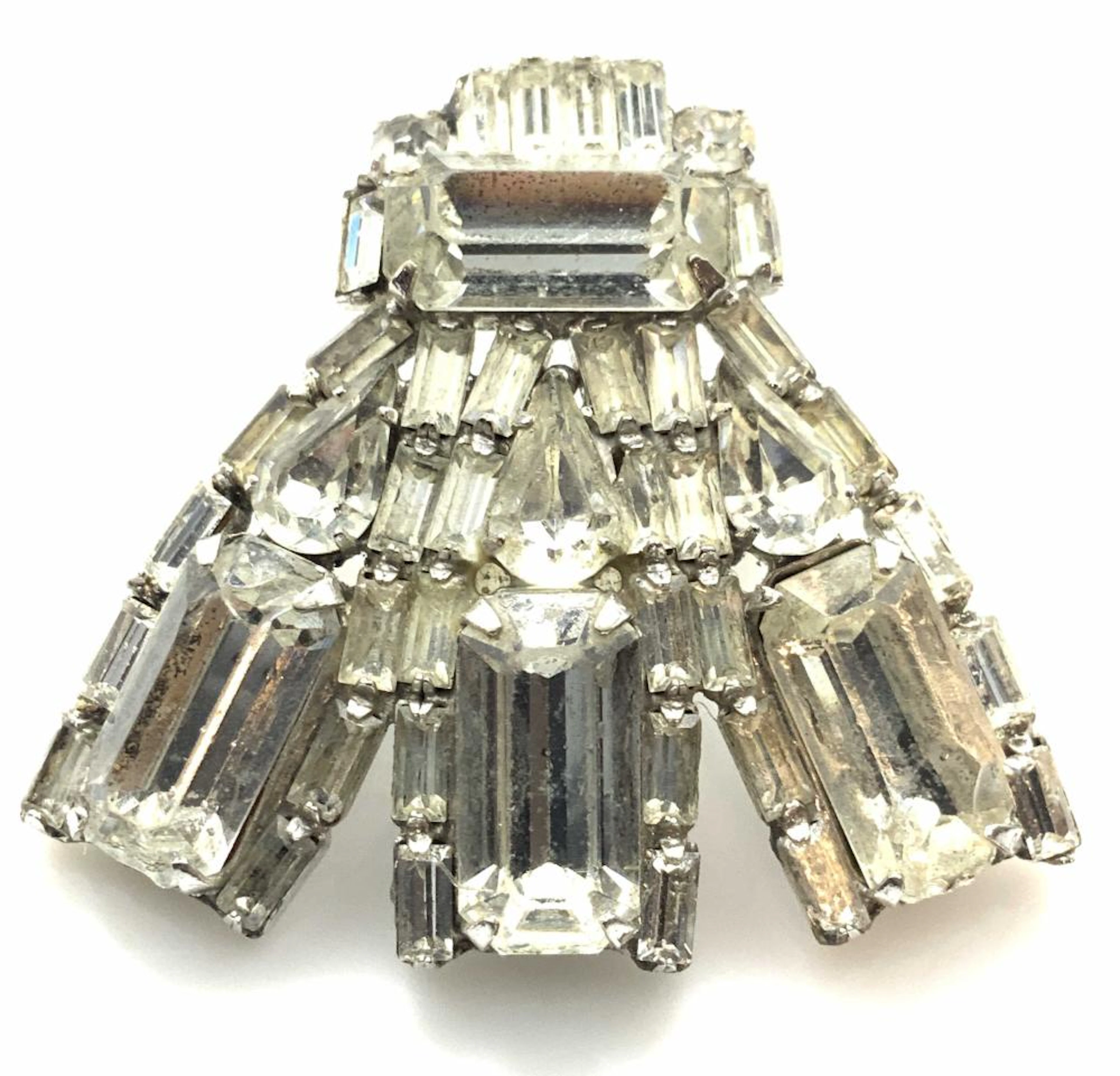 Vintage ALBERT WEISS Signed Art Deco Brooch