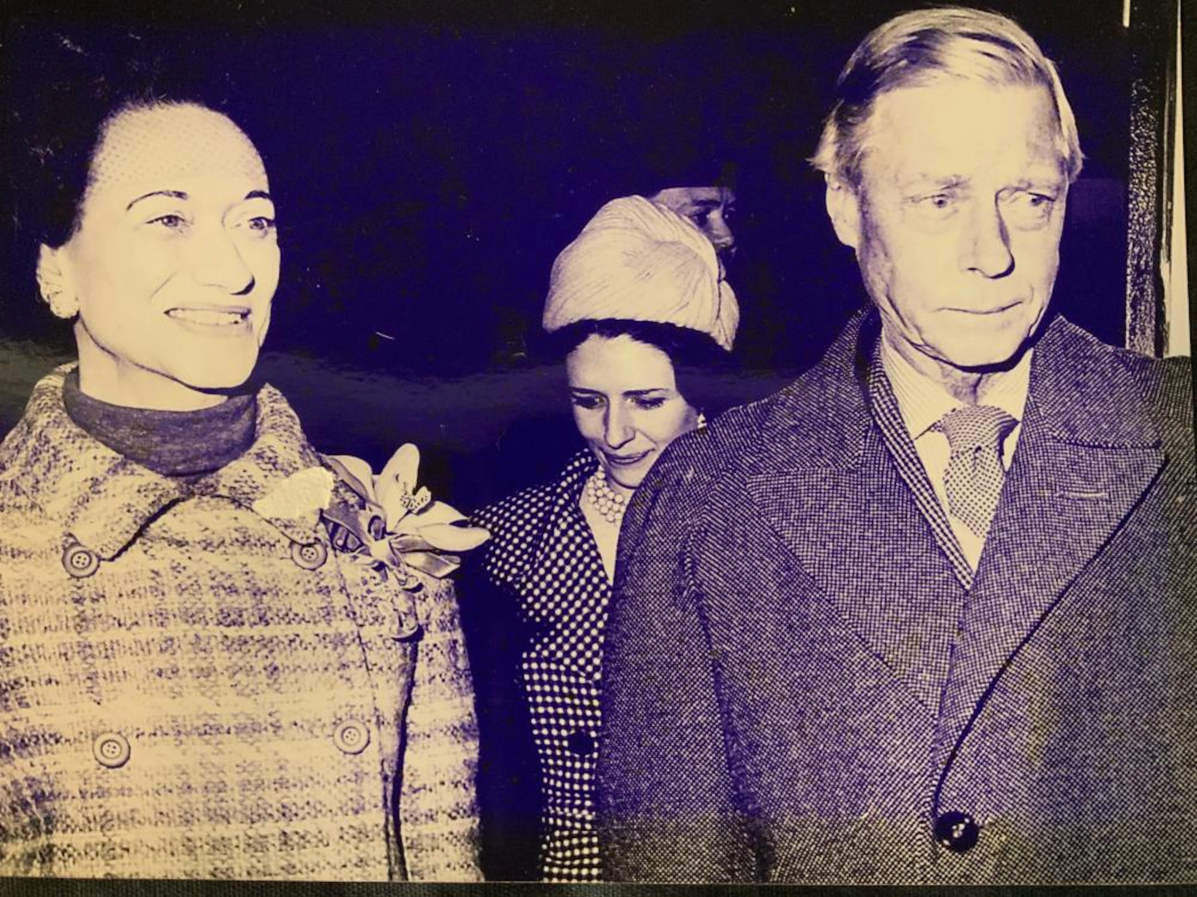 Framed Duke Duchess of Windsor & Janine Metz Photo