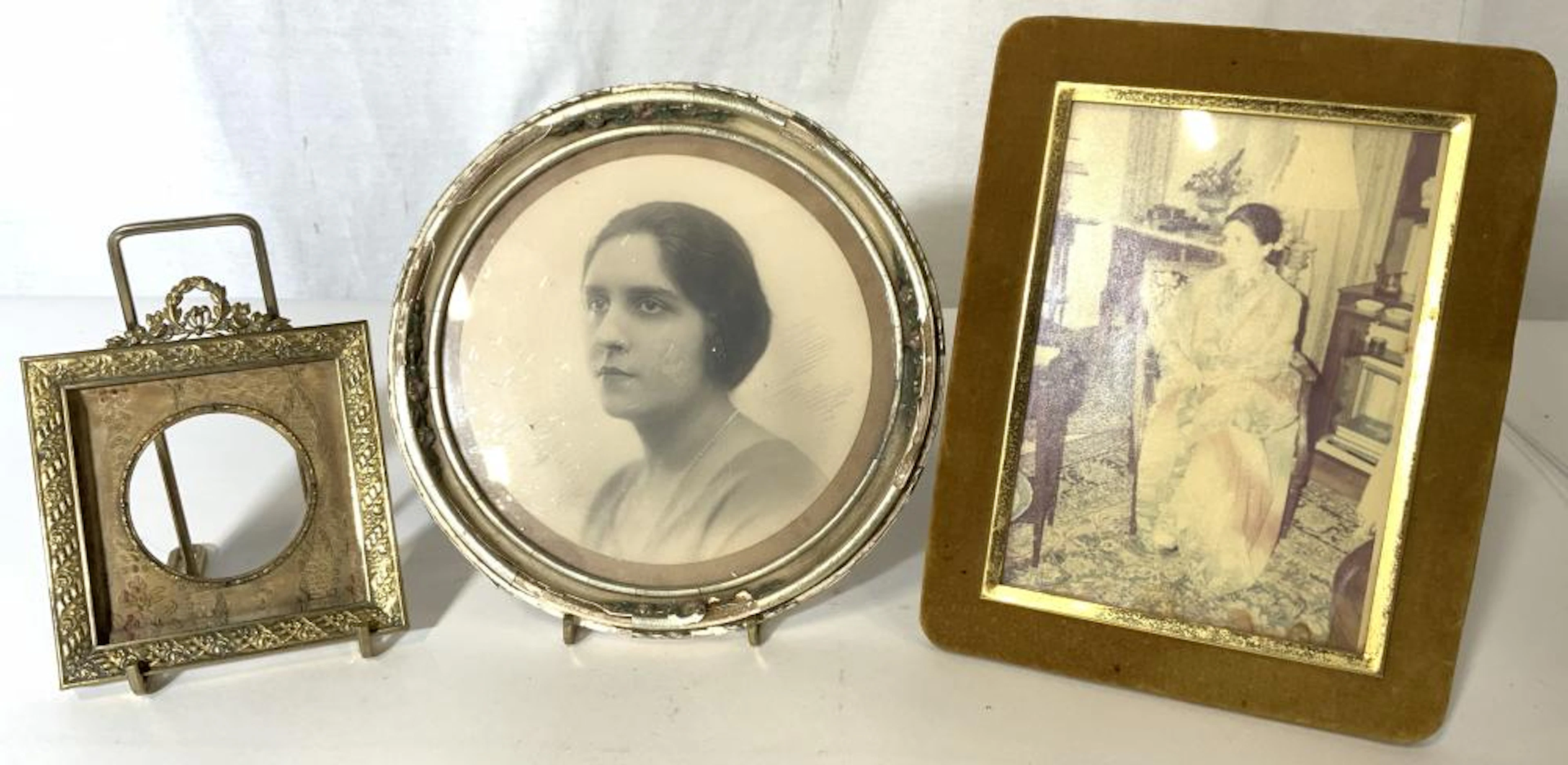 Lot 3 Antique Picture Frames