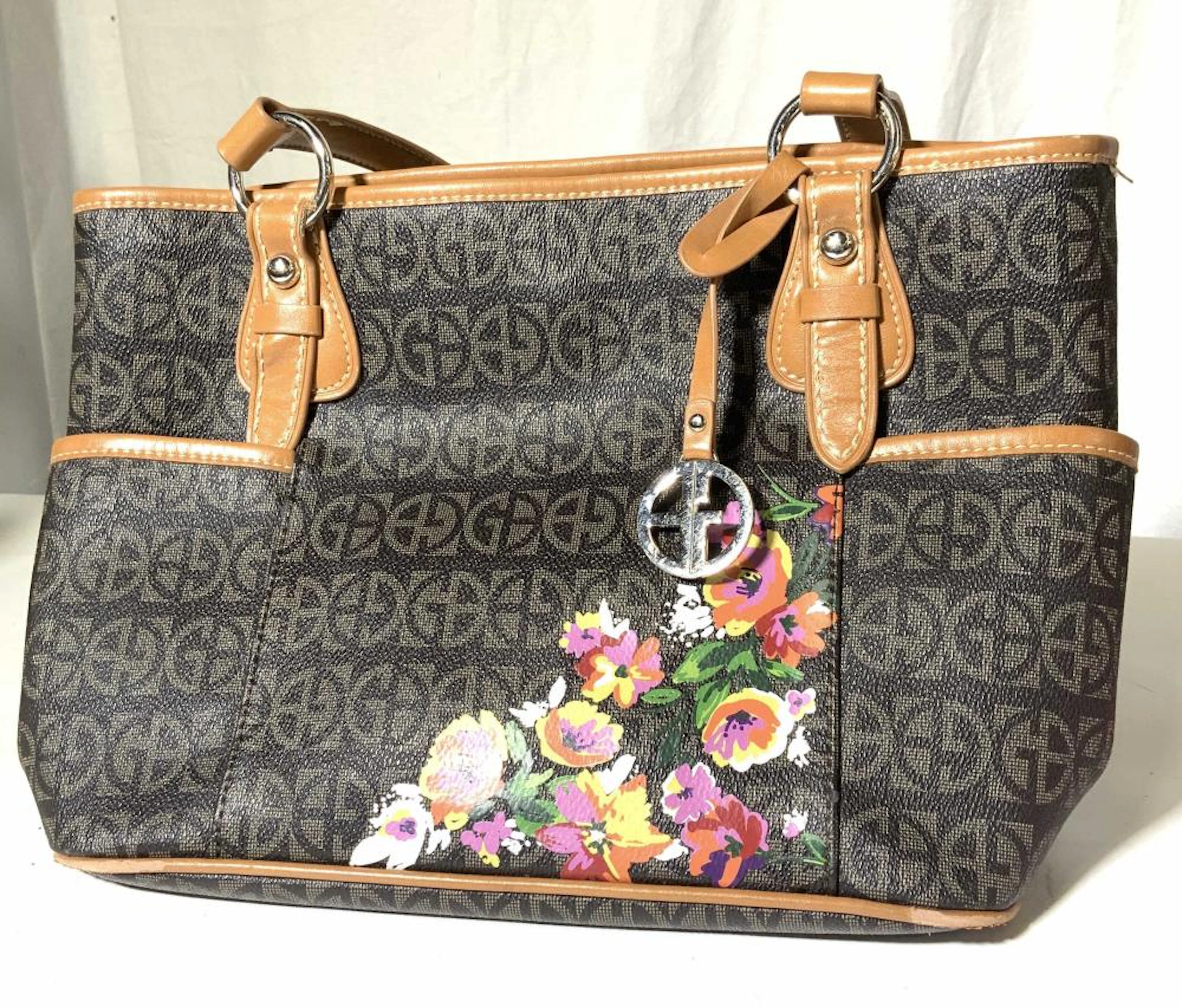 Giani Bernini Block Signature Tote Purse