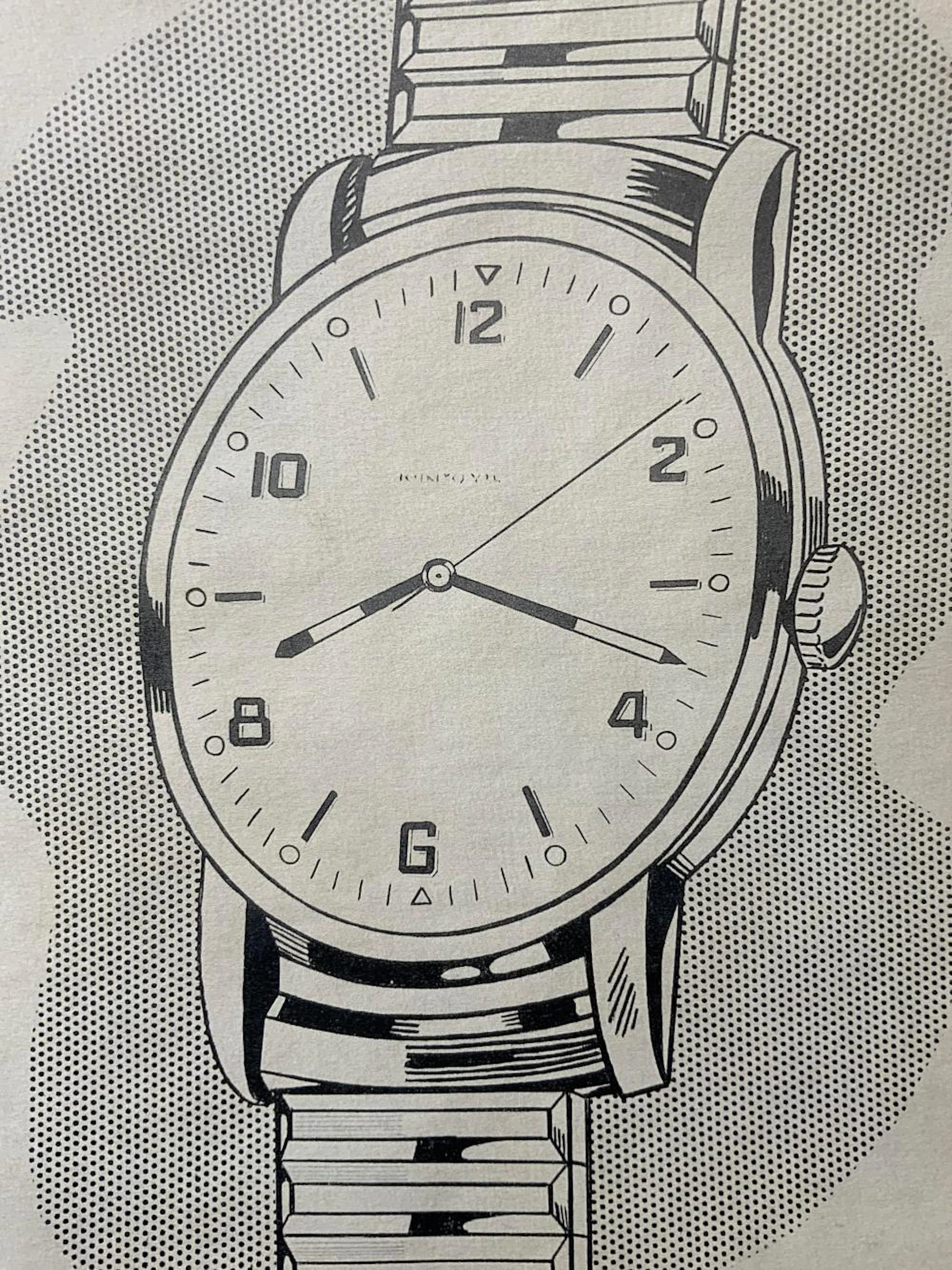 ATTR ROY LICHTENSTEIN Signed Wrist Watch Litho