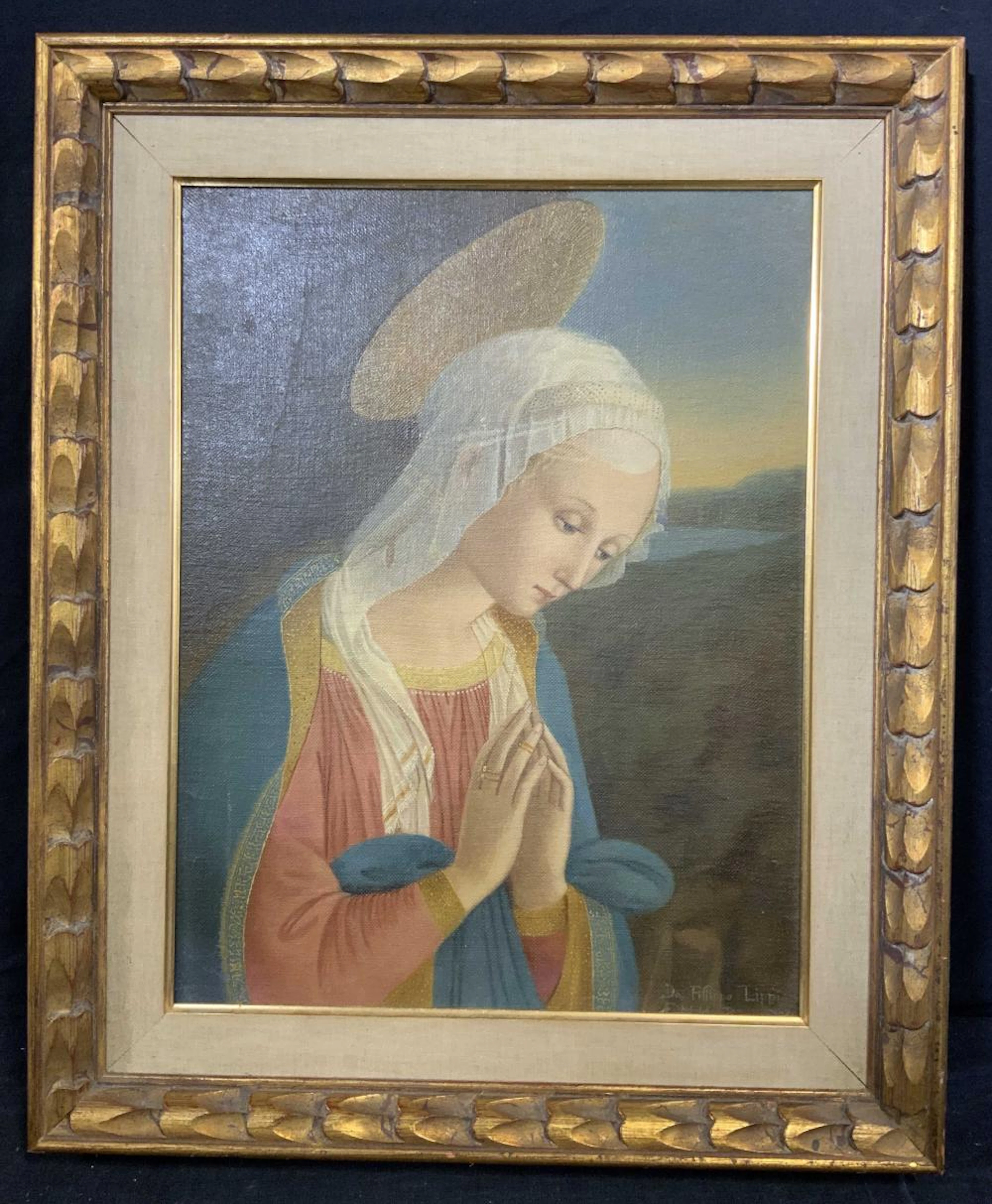 ATTR FILIPPO LIPPI Oil on Canvas