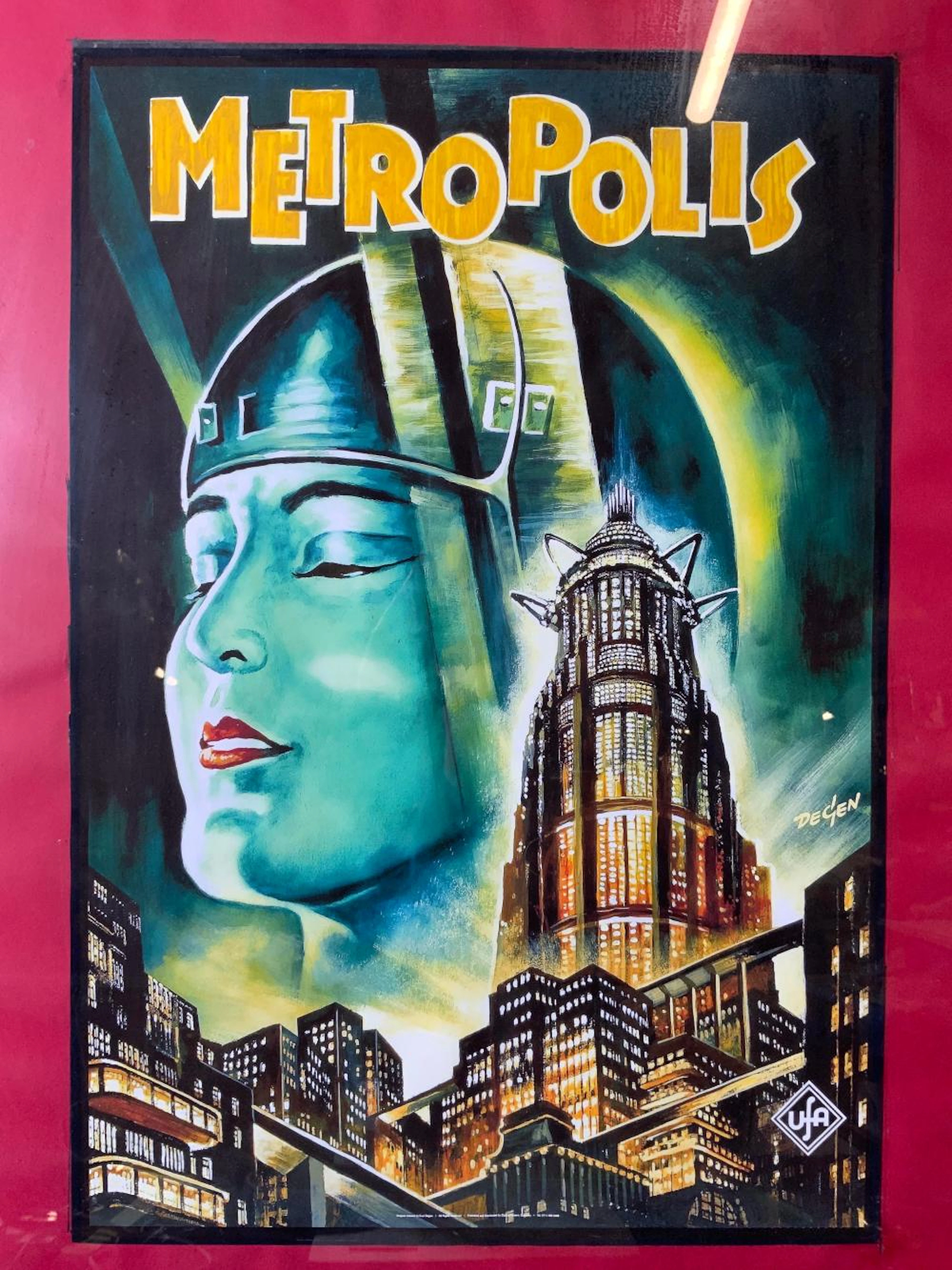 DEGEN Metropolis Movie Promotional Advertisement