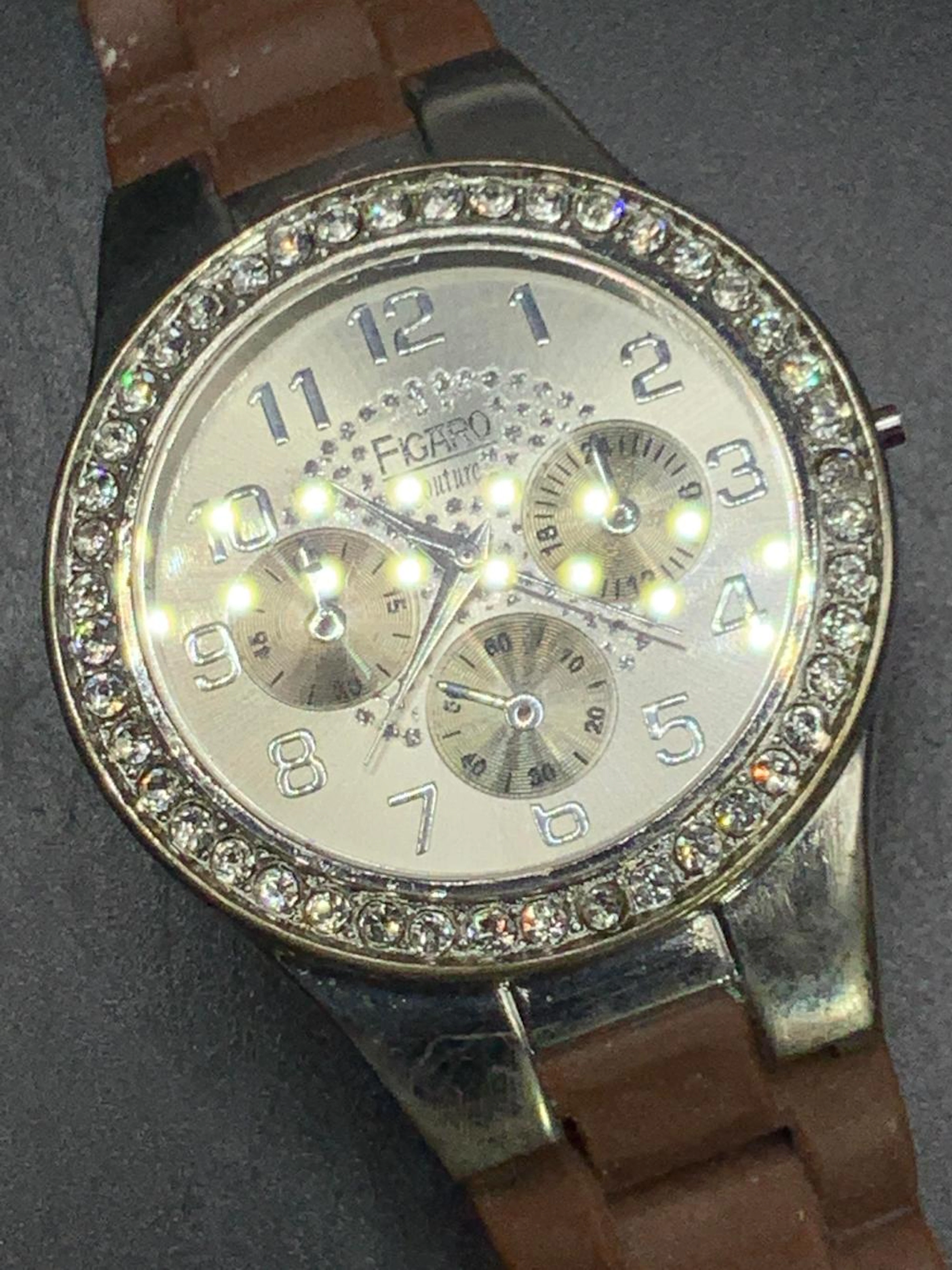 FIGARO COUTURE CRYSTAL Japan Movt Watch