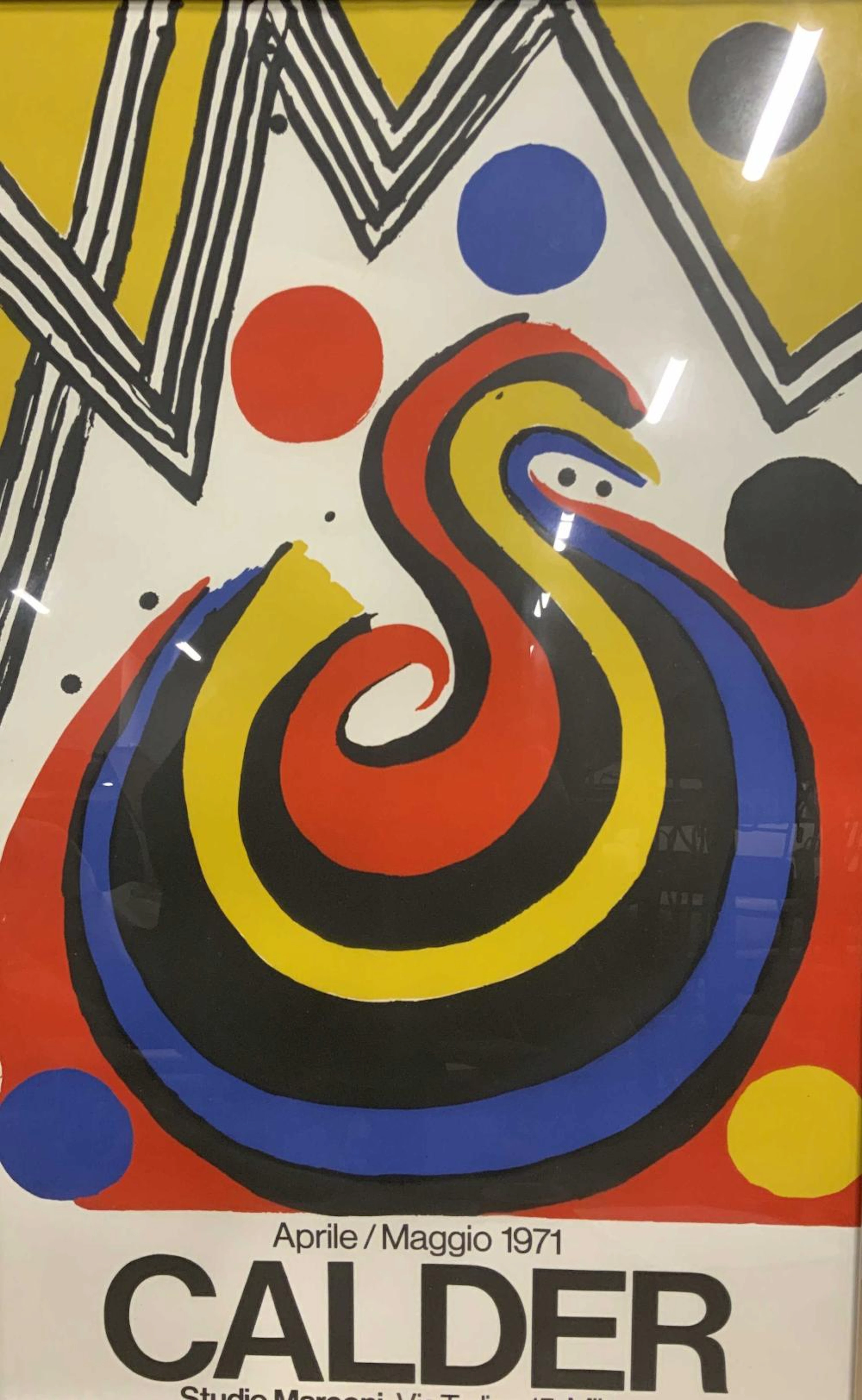 ALEXANDER CALDER Milano Exhibition Serigraph