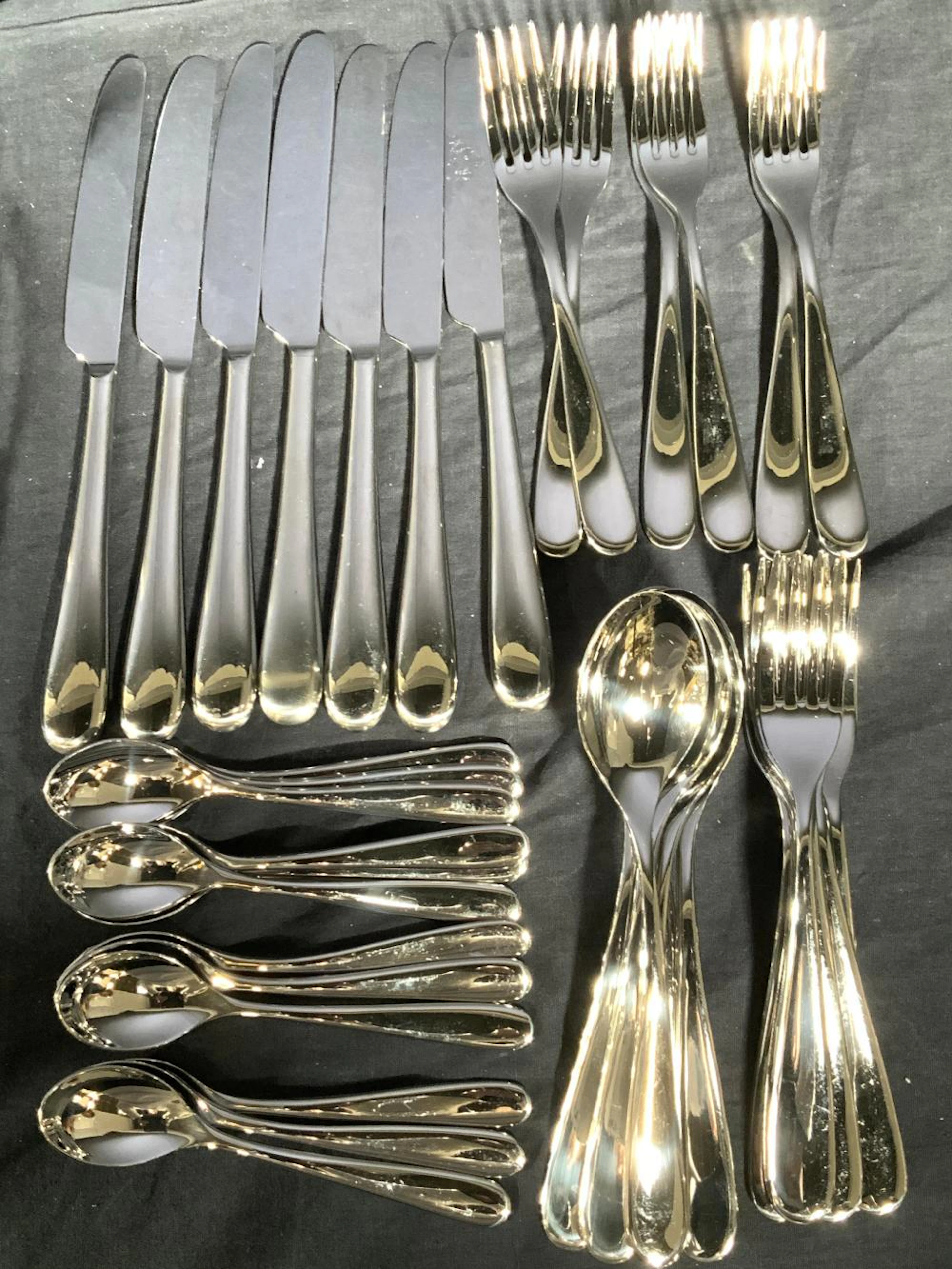ALESSI INOX Nuovo MILANO S Steel Flatware Set 37