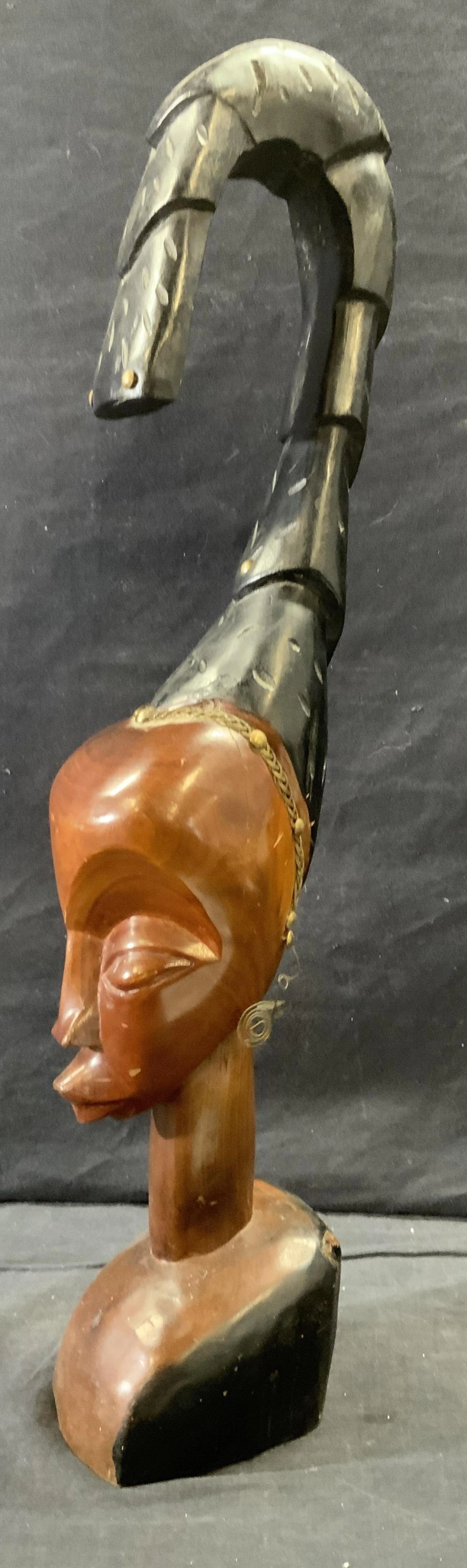 African Tribal Wood Sculpture of Woma