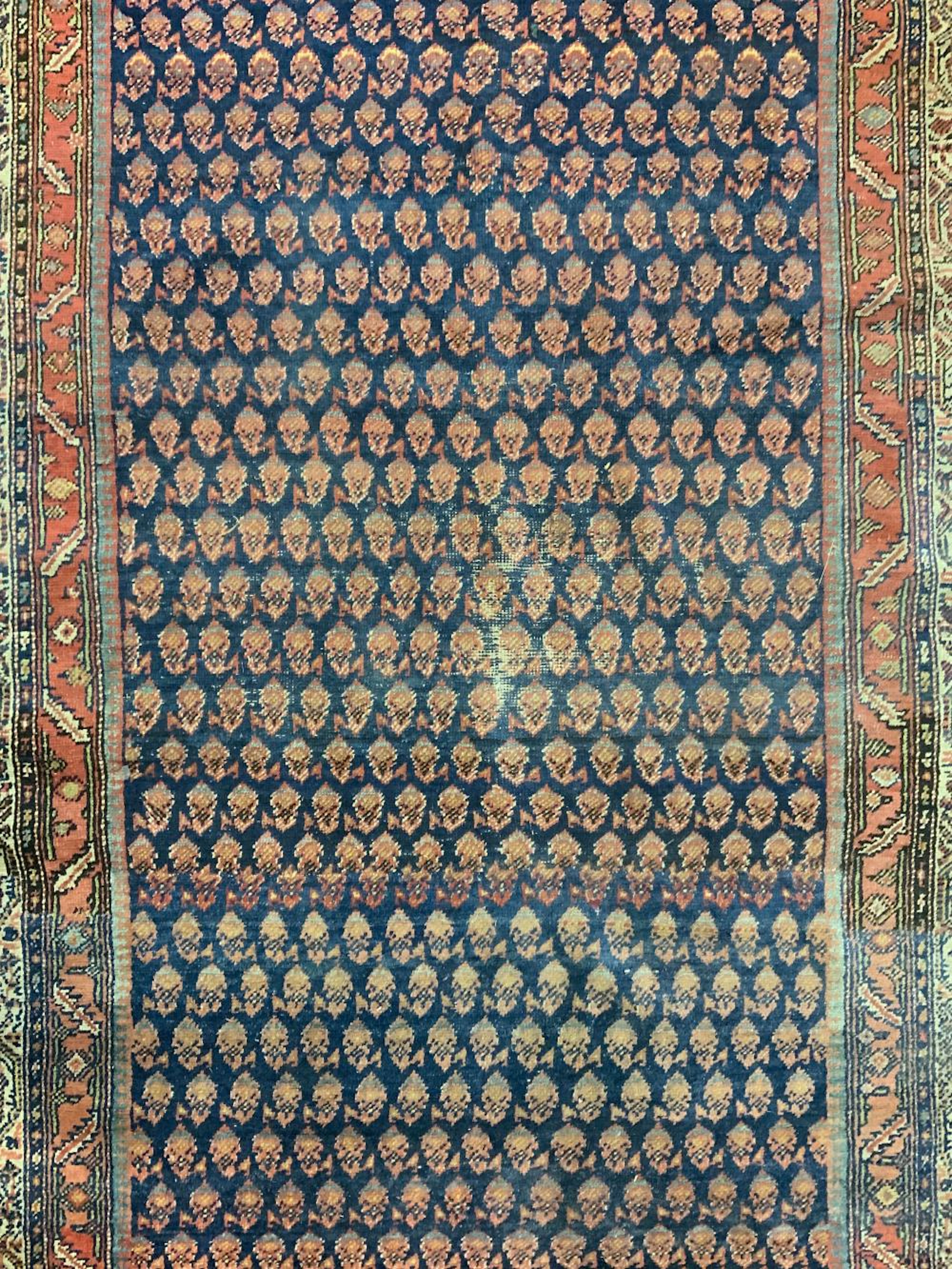Vintage Handmade Wool FARAHAN Area Rug