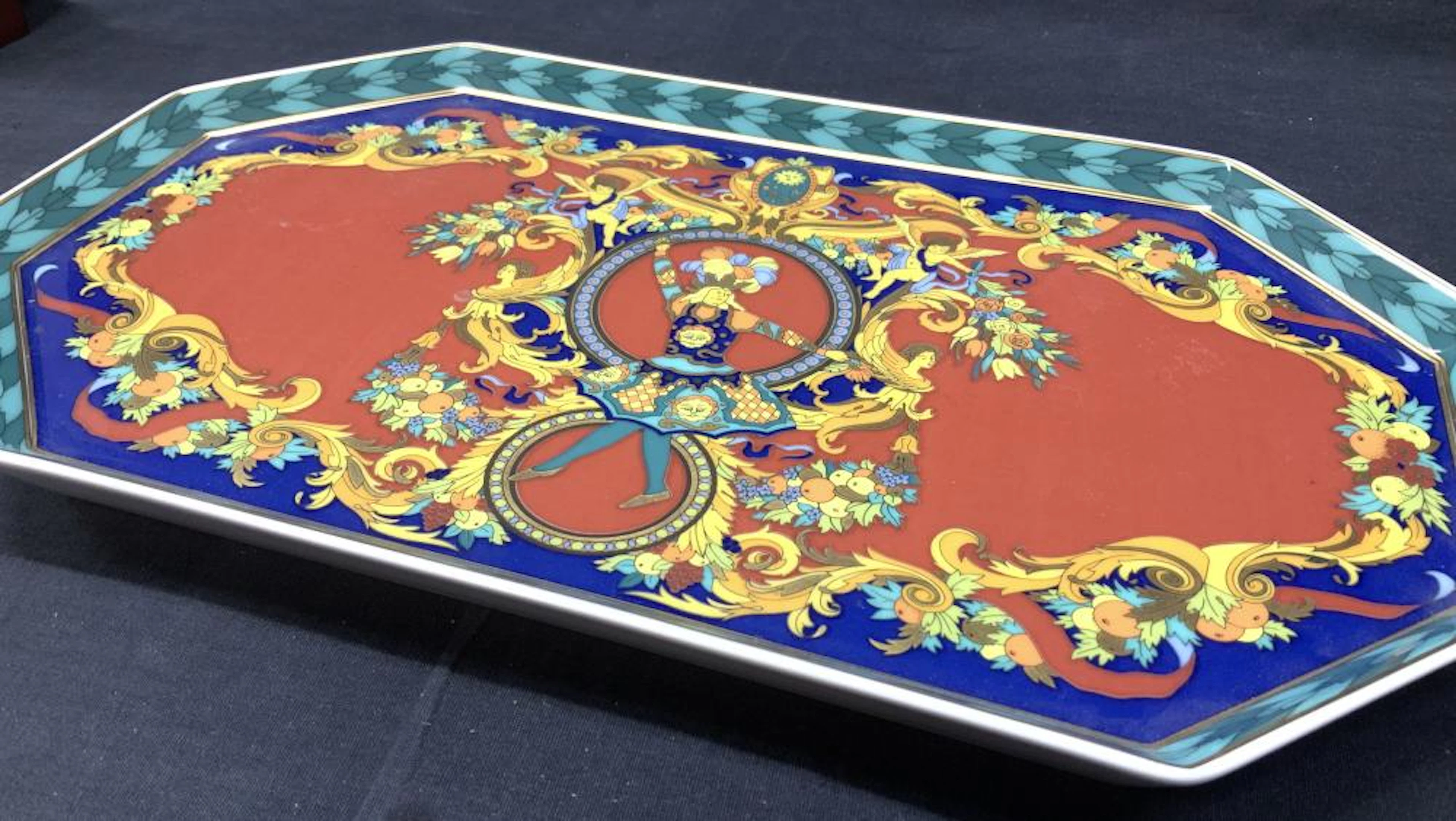 ROSENTHAL VERSACE Le Roi Soleil Porcelain Platter