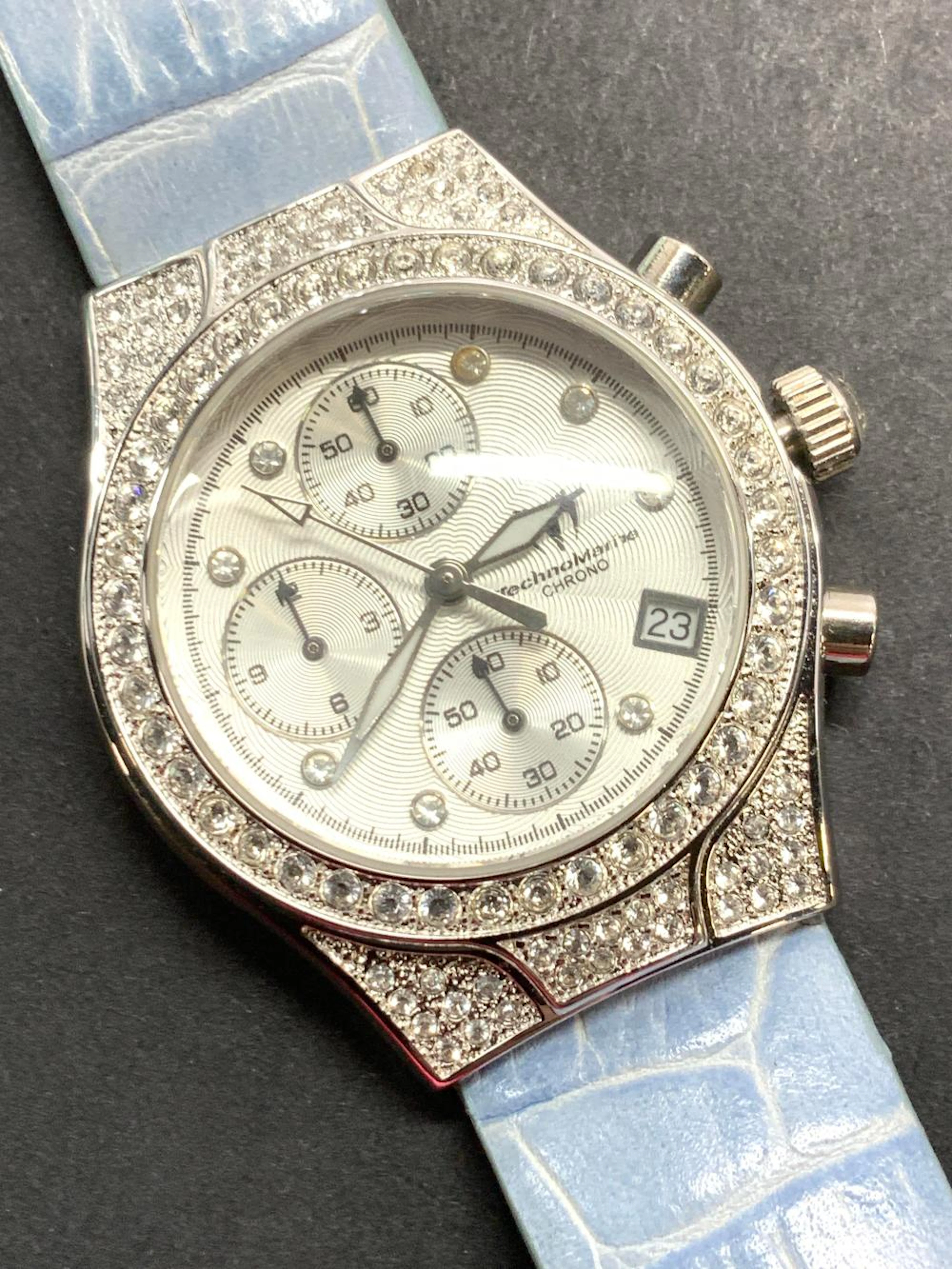 TECHNOMARINE Diamond Chrono Watch, Switzerland