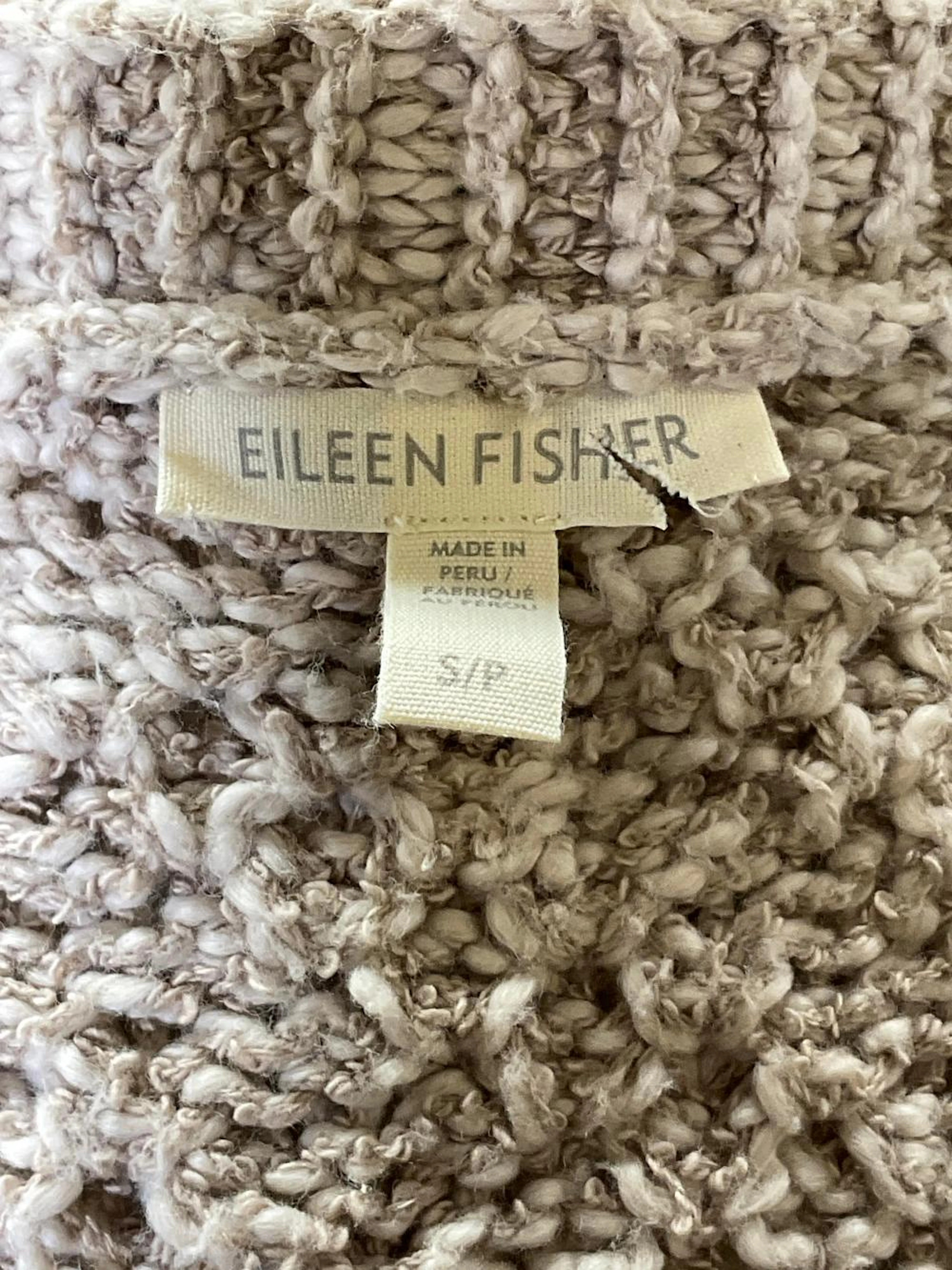 EILEEN FISHER Knit Sleeveless Sweater