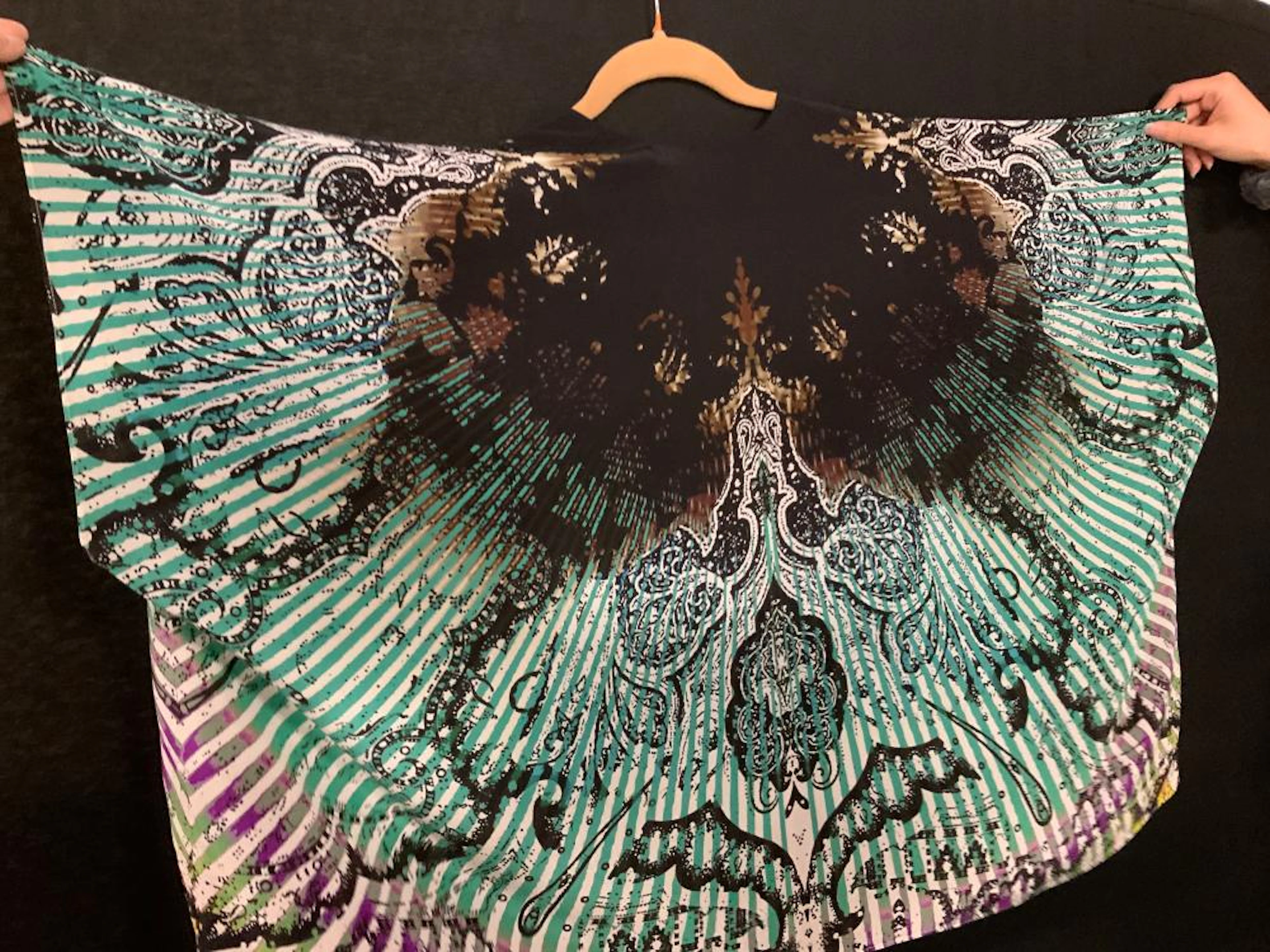 ETRO Milano Silk Over Blouse, Italy new