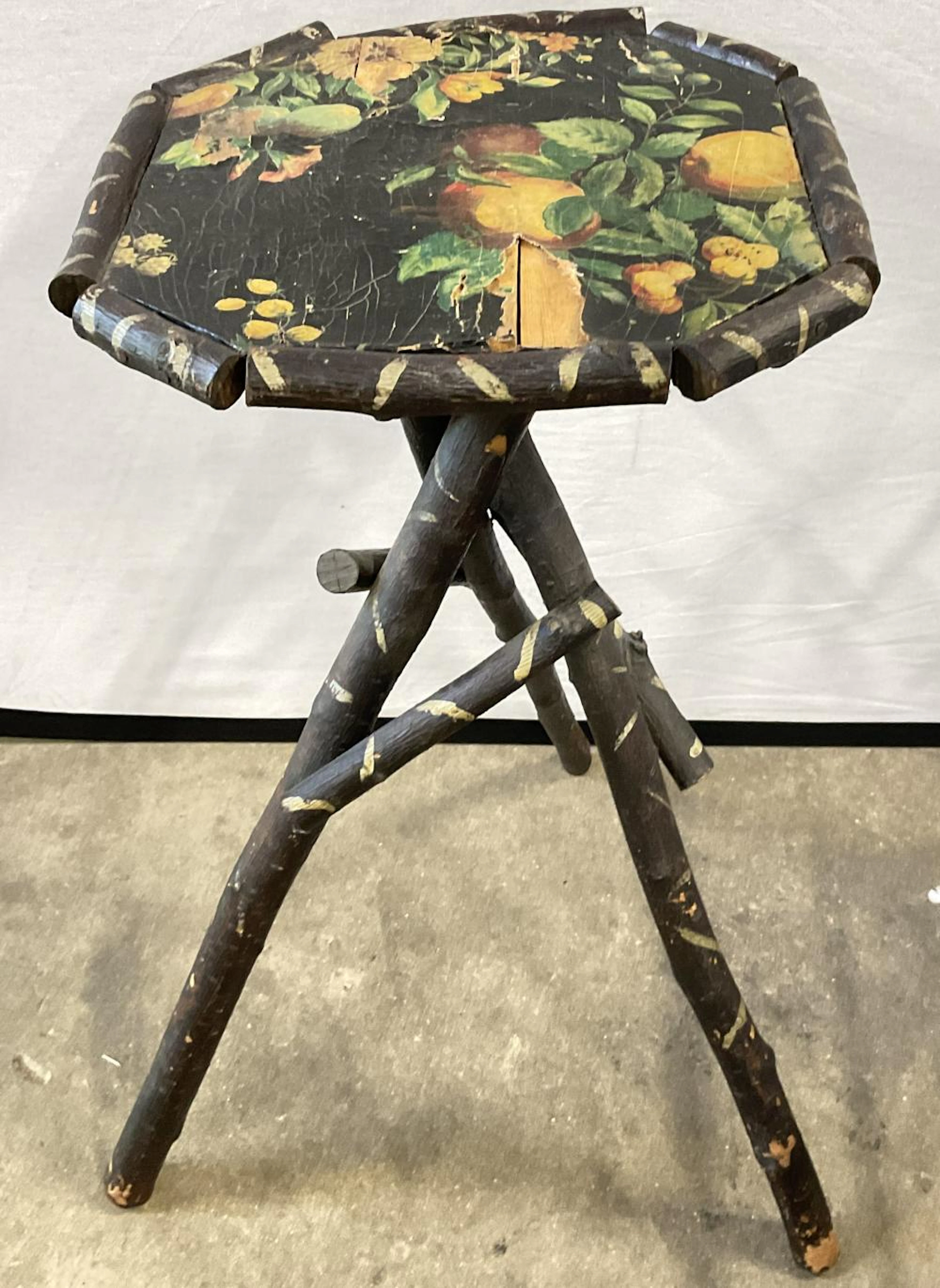 Adirondack Twig Side Table