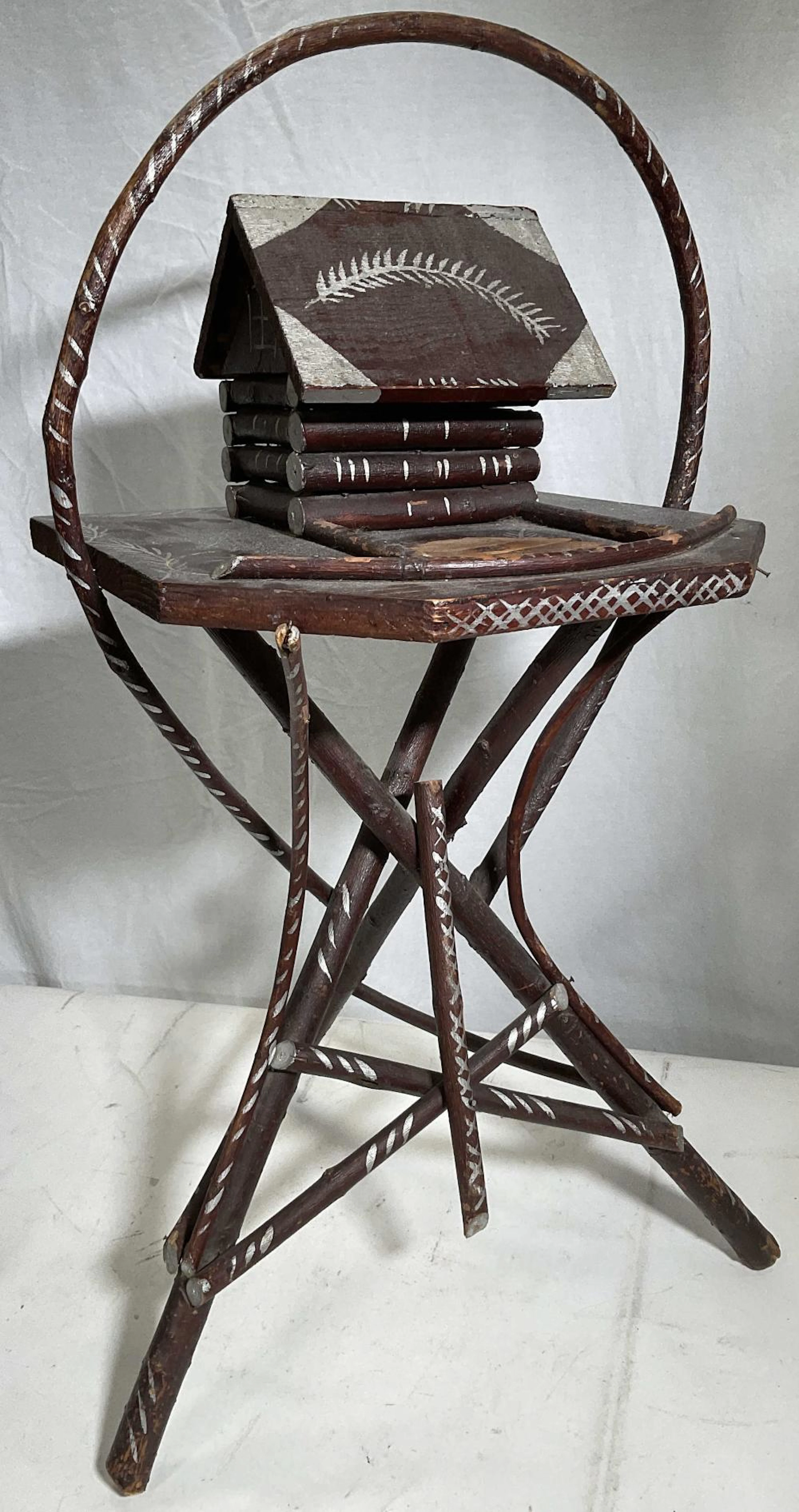 Handmade Adirondack Smoking Stand