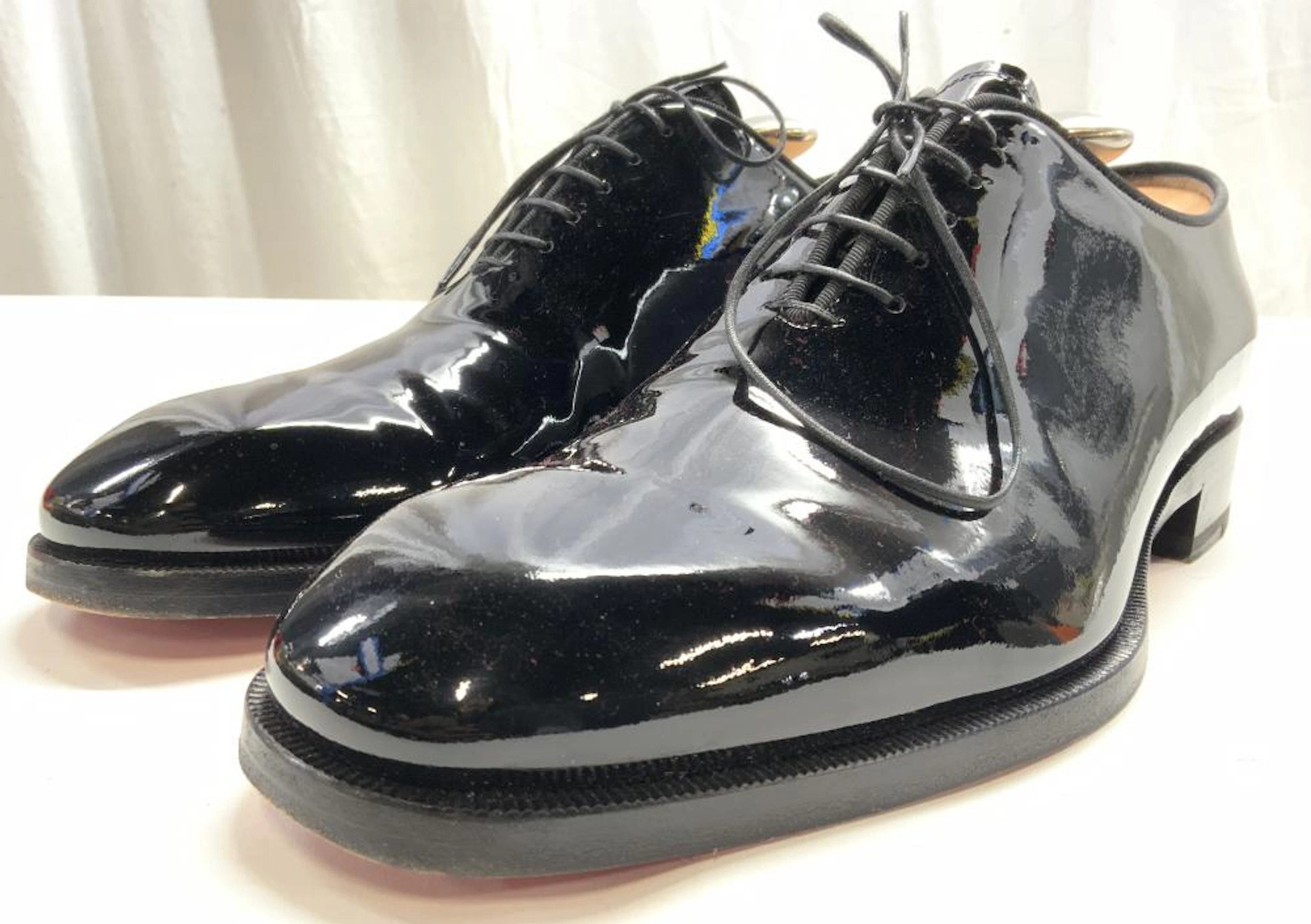 CHRISTIAN LOUBOUTIN Patent Leather Drss Shoes 43.5