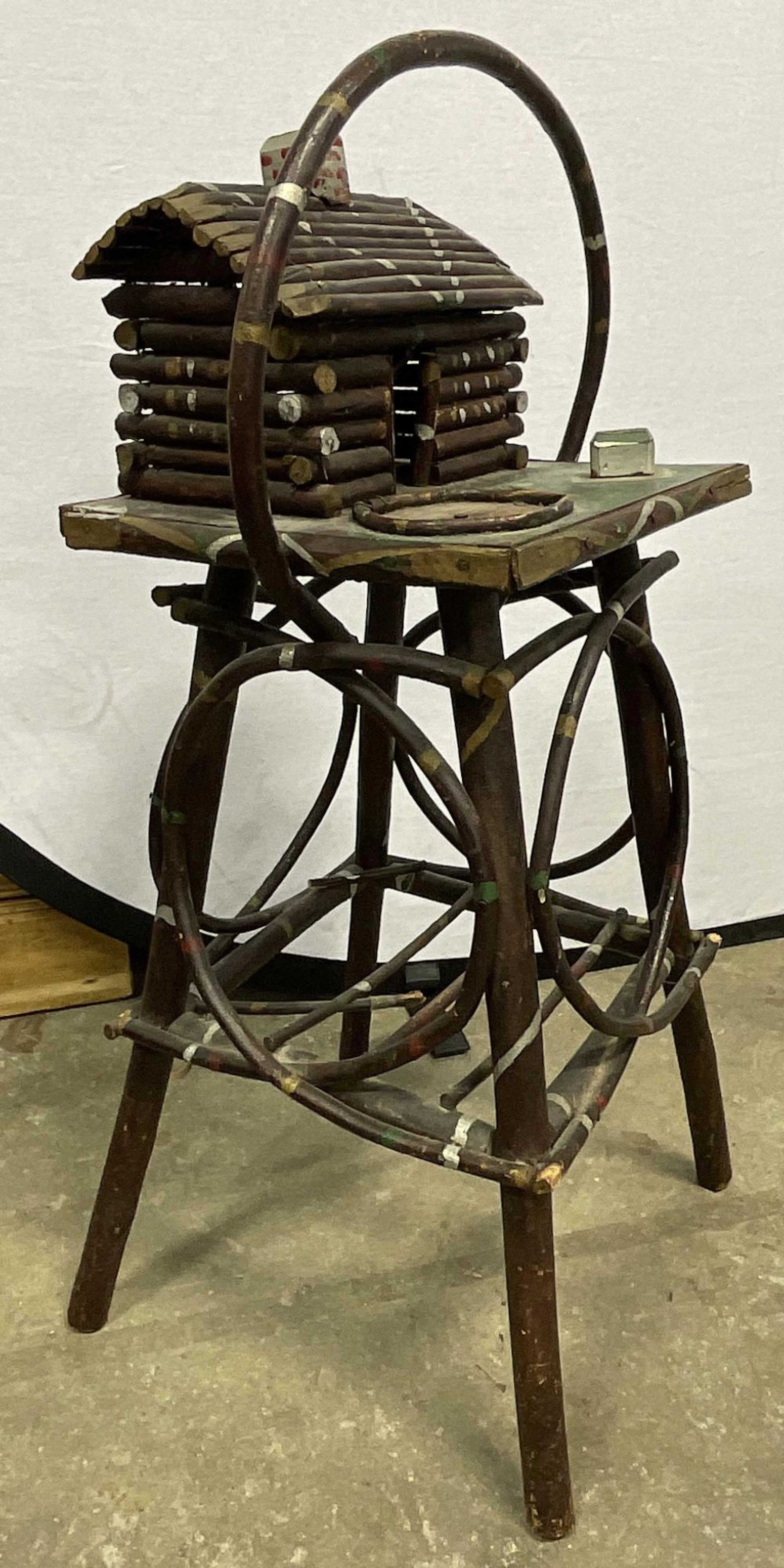 Hand Painting Smoking Stand