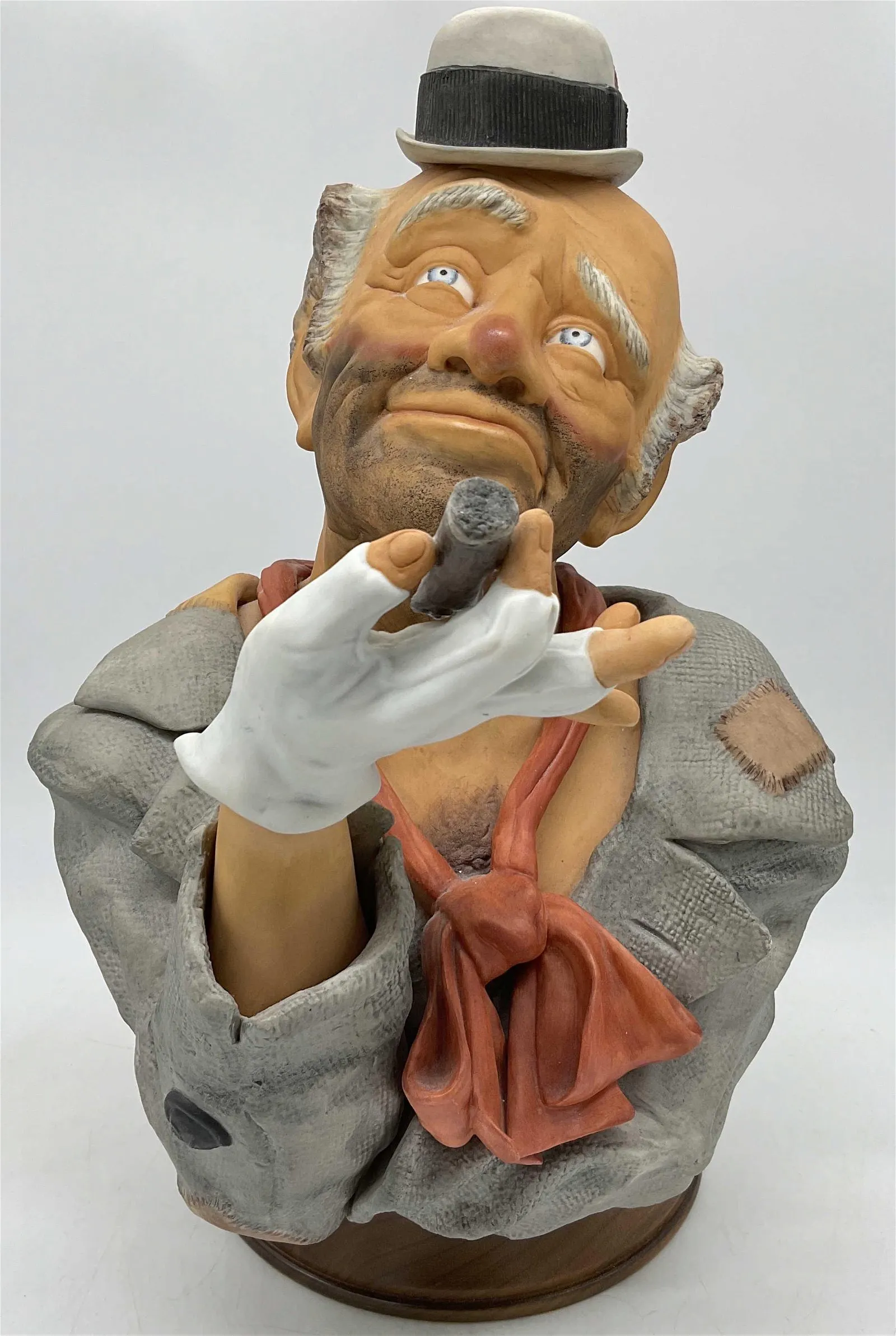 EDWARD J ROHN Signed Porcelain Bust | Barnebys