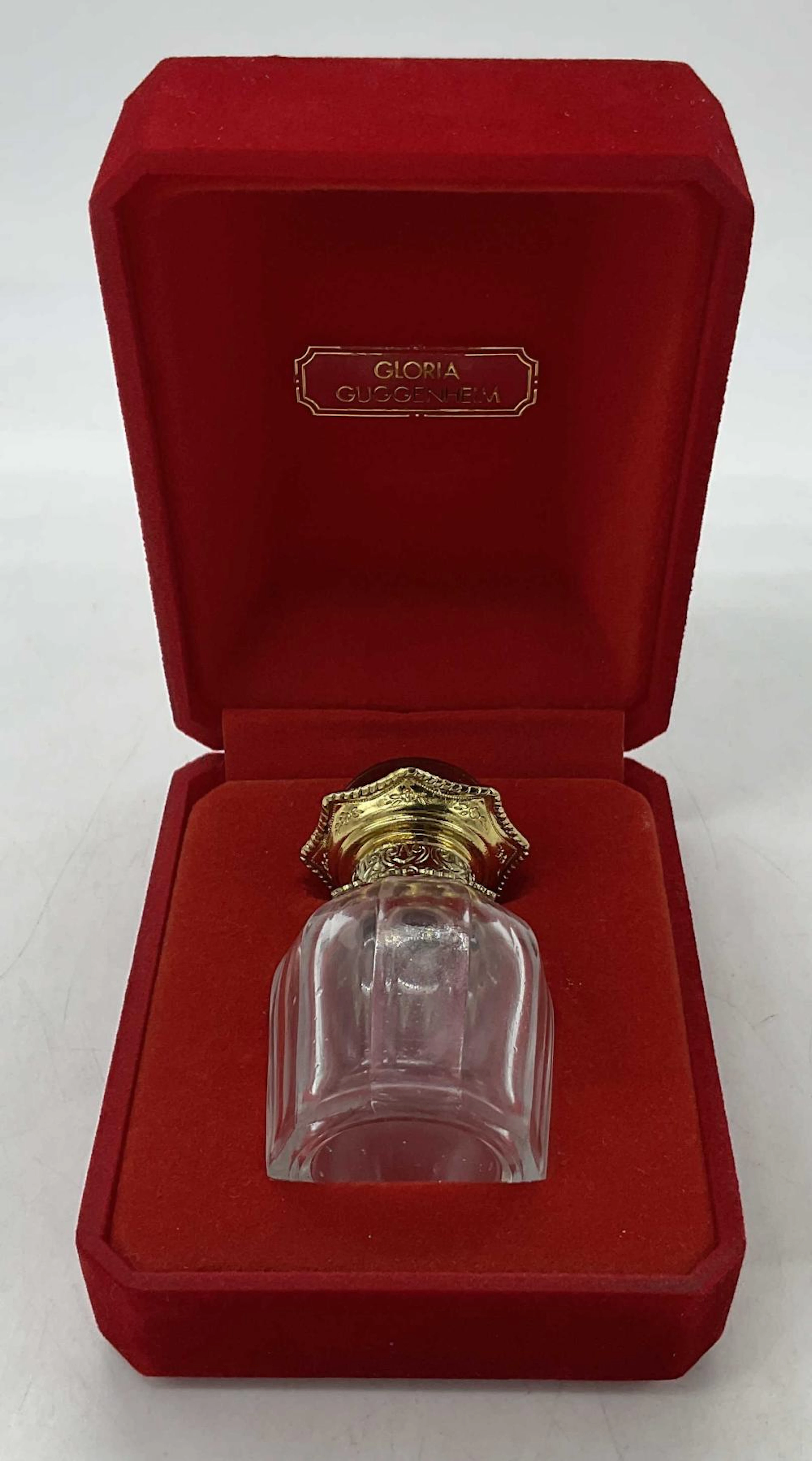 GLORIA GUGGENHEIM Glass Perfume Bottle