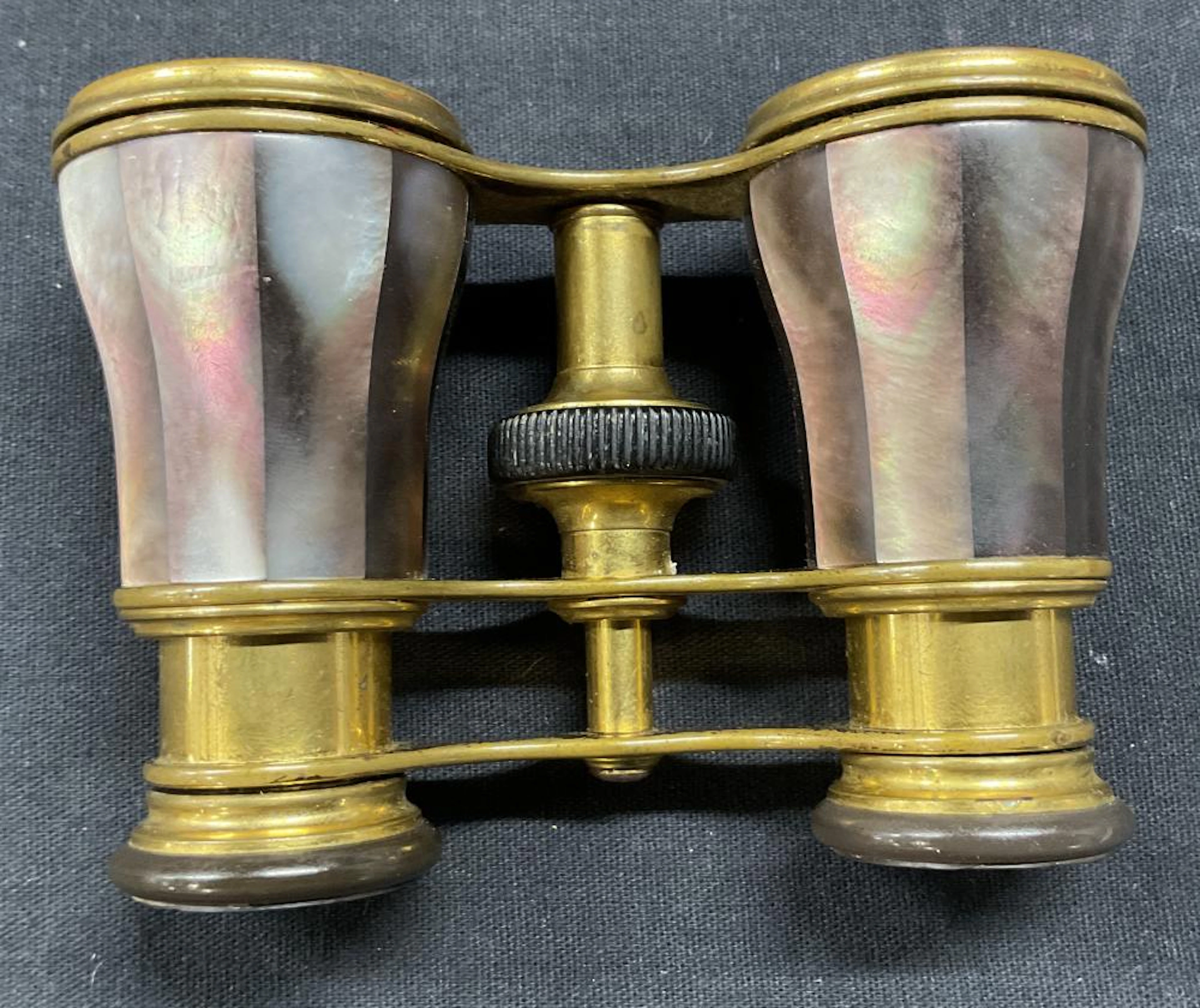 HYMAN BERG&CO Brass Pearlescent Binoculars France