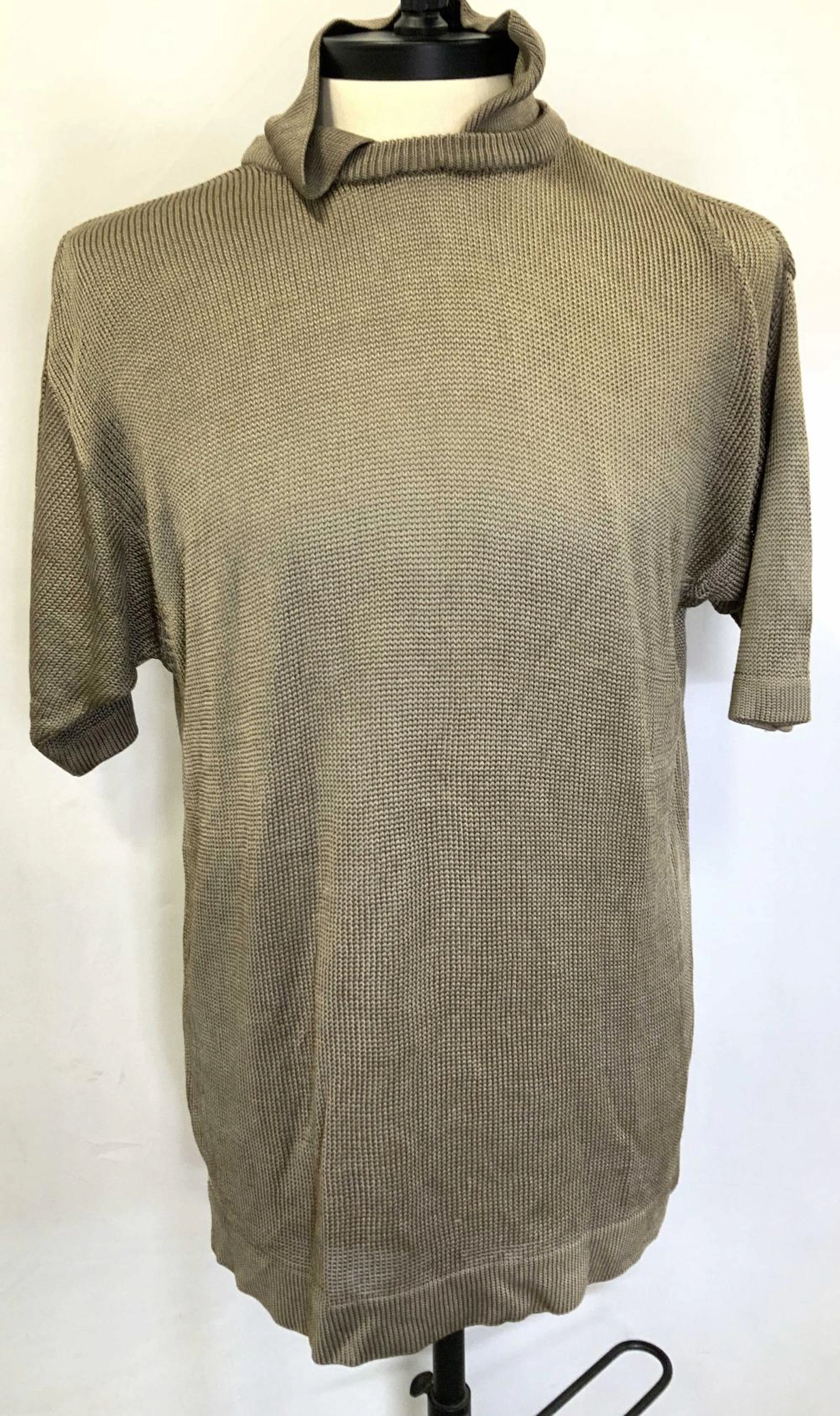 GUCCI SILK KNIT SHORT SLEEVE TOP, Italy