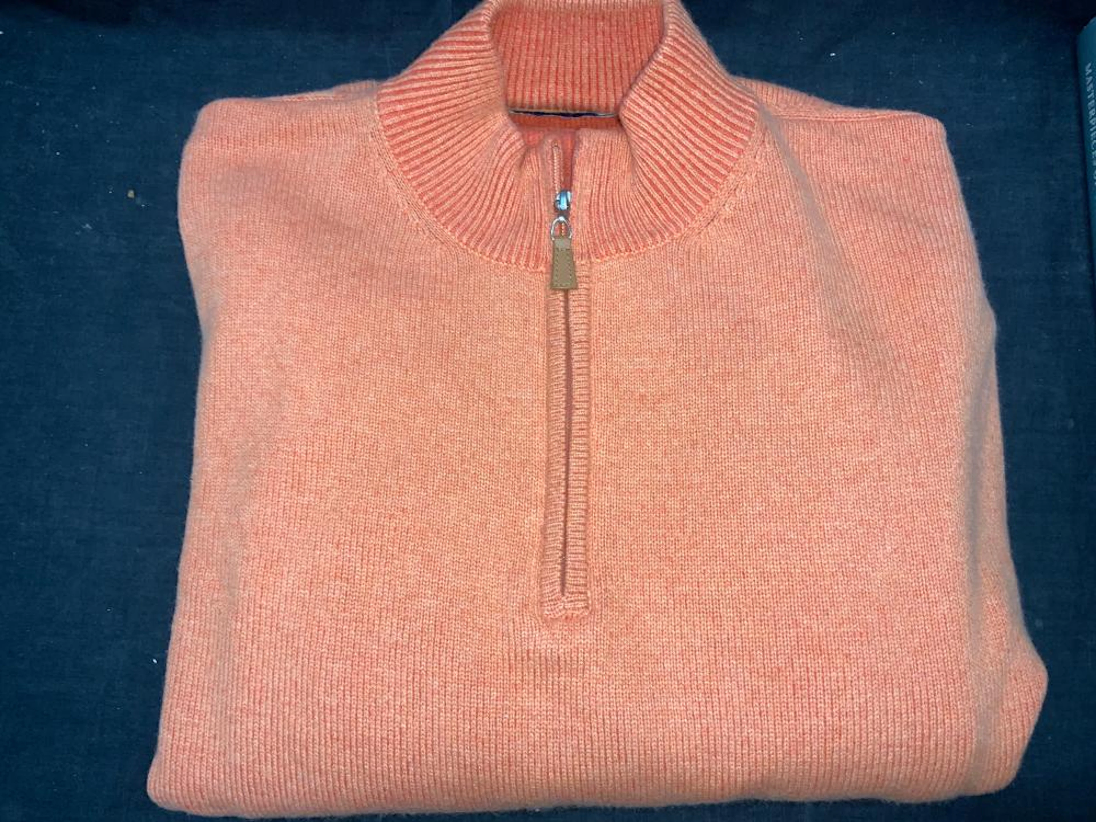 Giorgio Milano Cashmere Orange Sweater