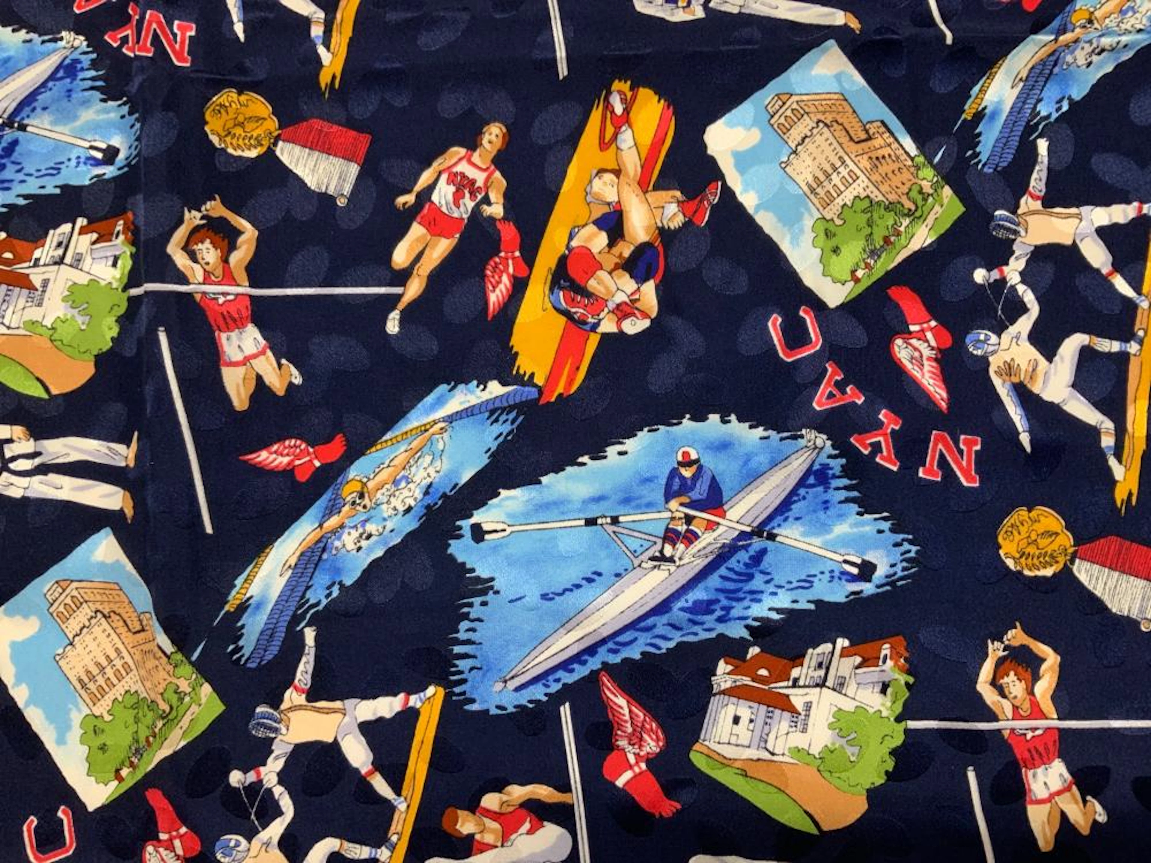 icole Miller NYAC Oversized Silk Scarf
