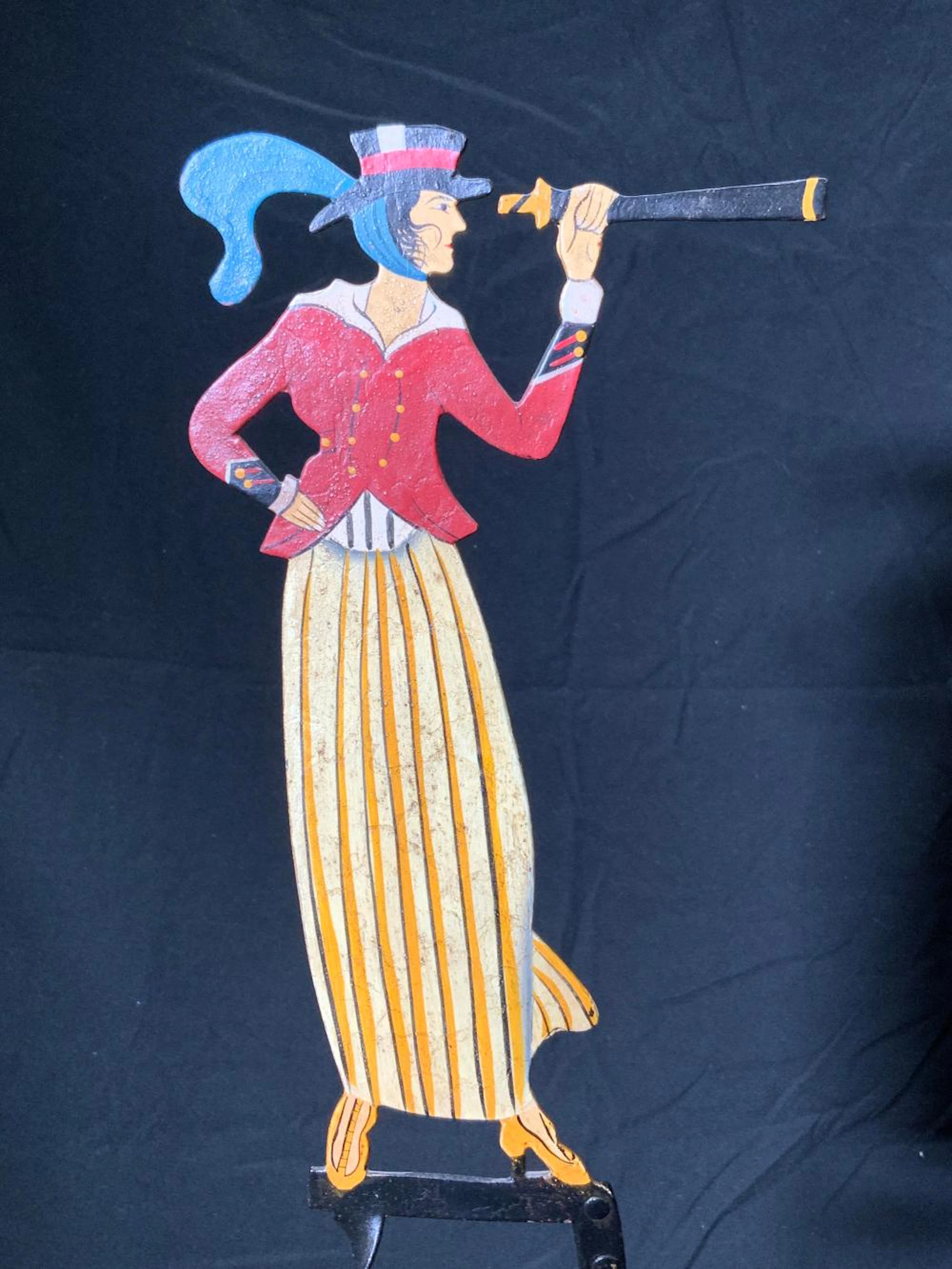 QUAEST Sea Captains Wife Folk Art Balance Toy