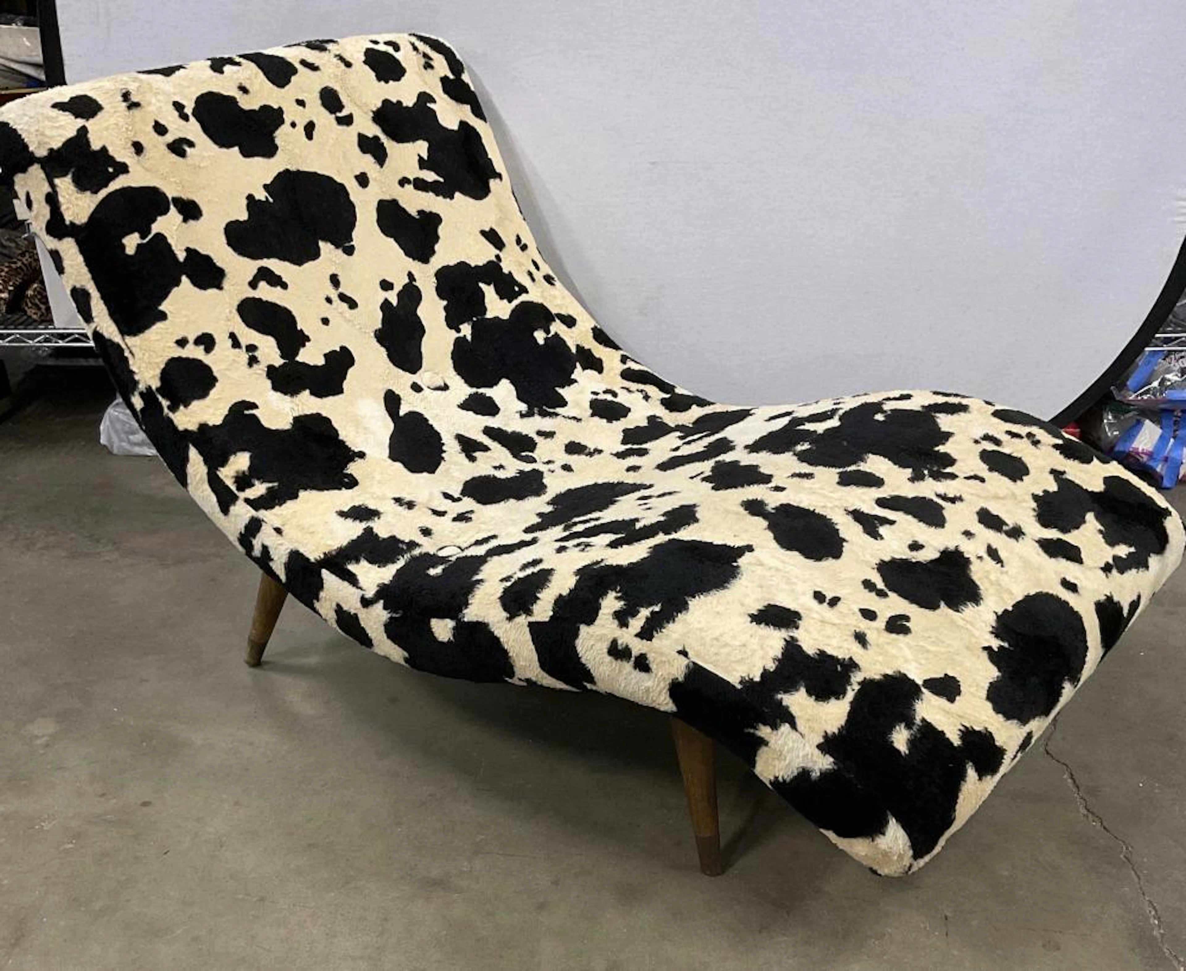 Adrian Pearsall MCM Cow Wave Chaise Lounge Chair