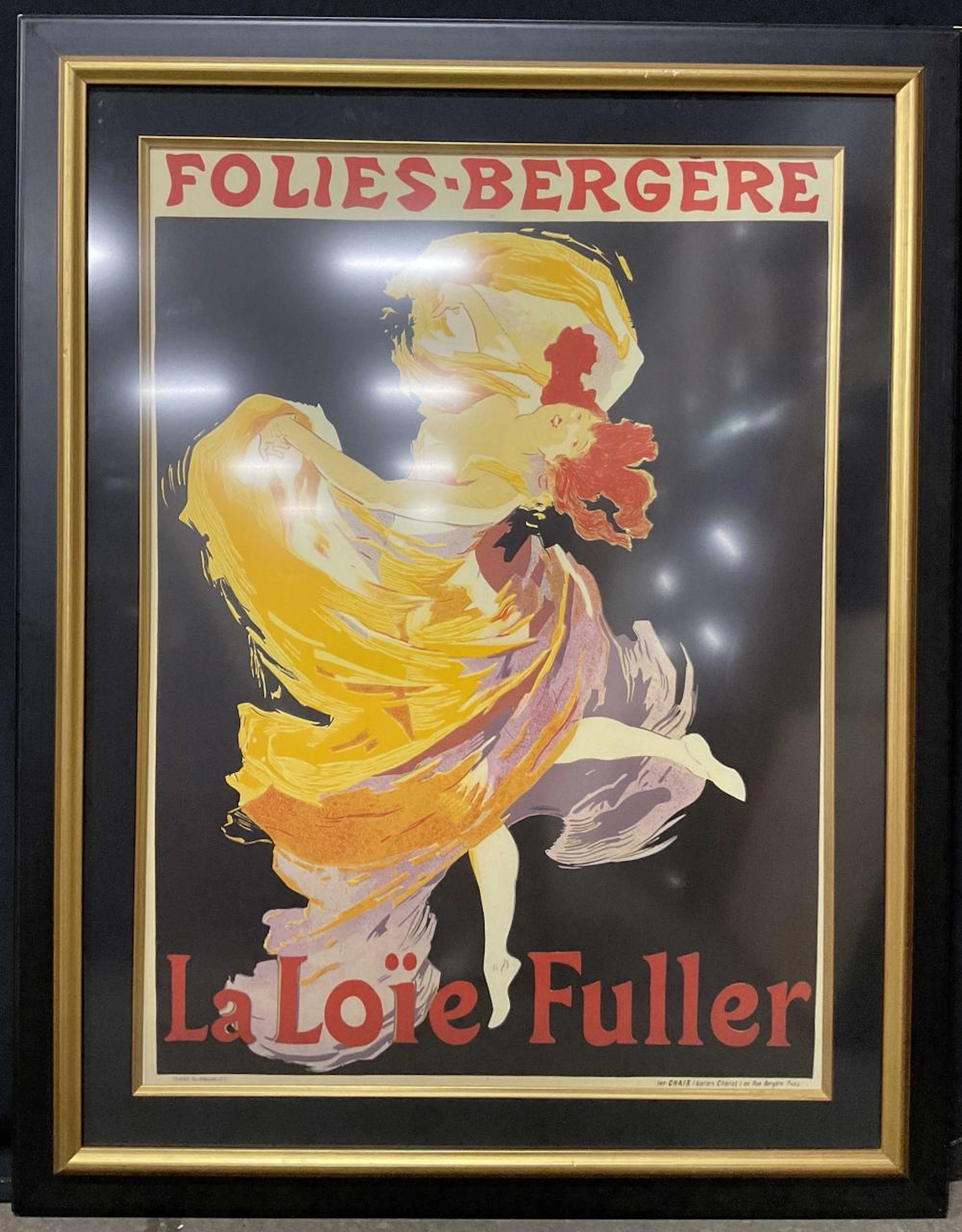 JULES CHERET Loie Fuller Lithograph XL