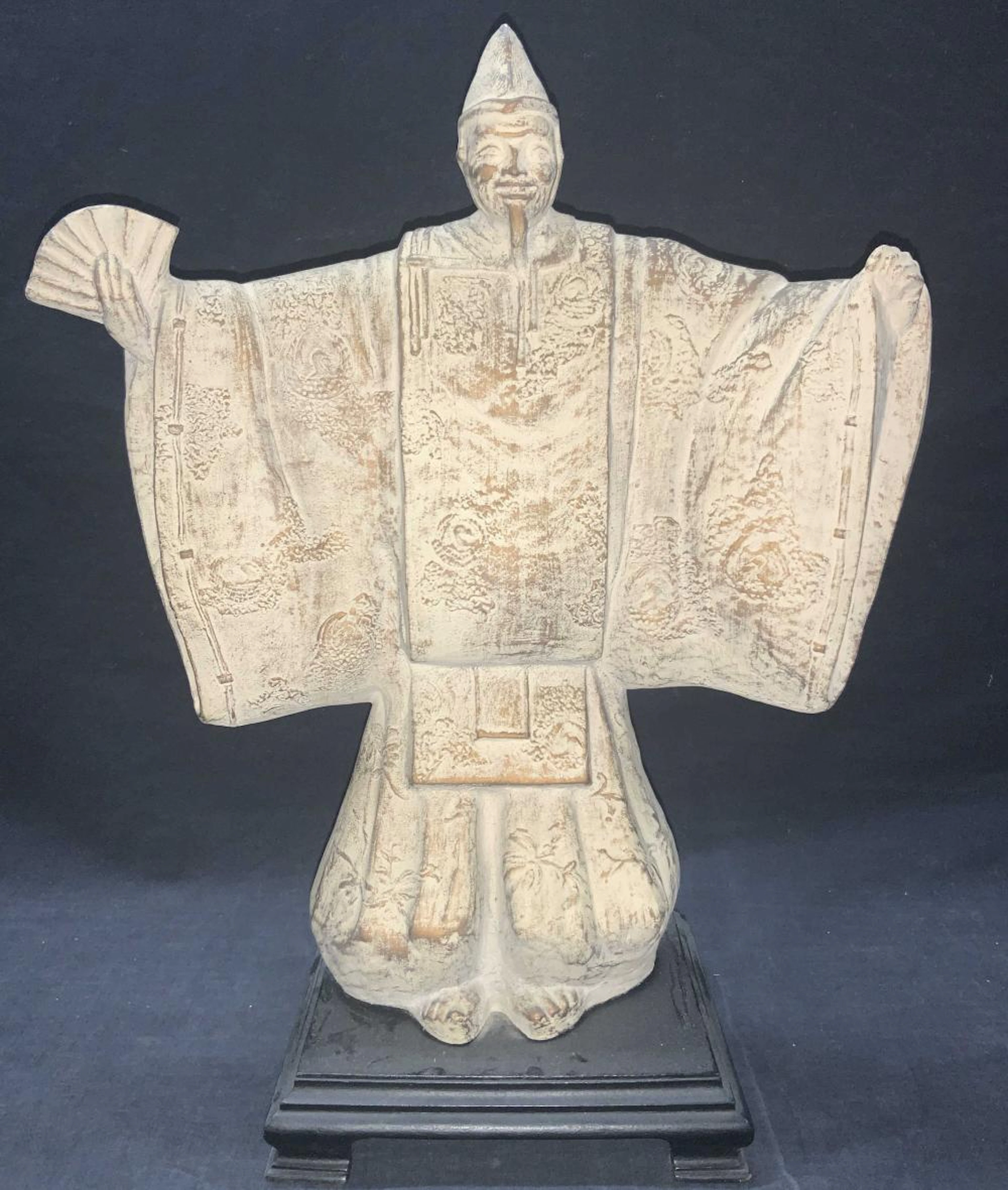 AUSTIN PRO. Asian Shinto Priest Terracotta Figure