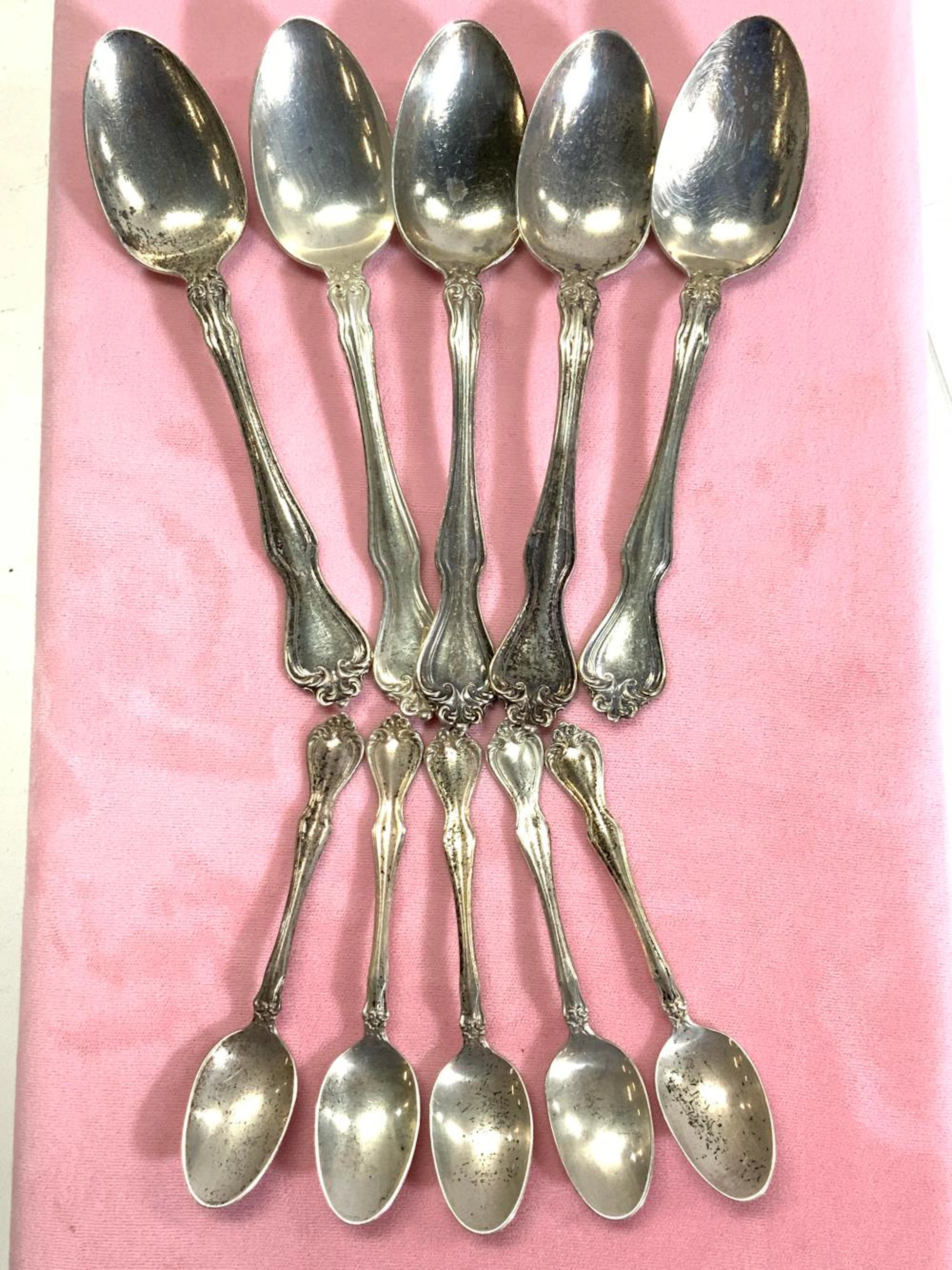 Westmorland Sterling Sil Demitasse & Teaspoons 10