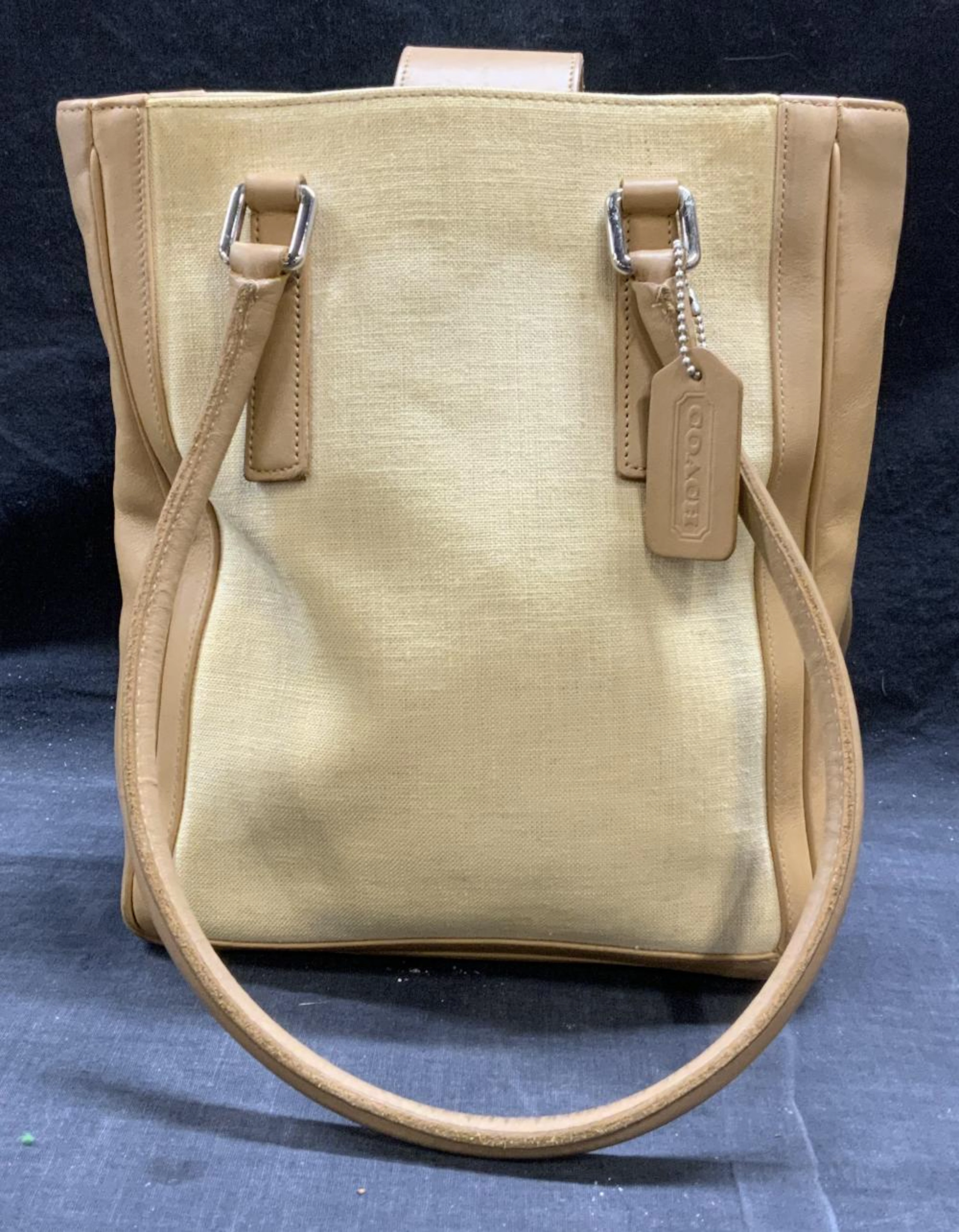 Vintage COACH 9429 Bonnie Legacy Tote Bag Org Box
