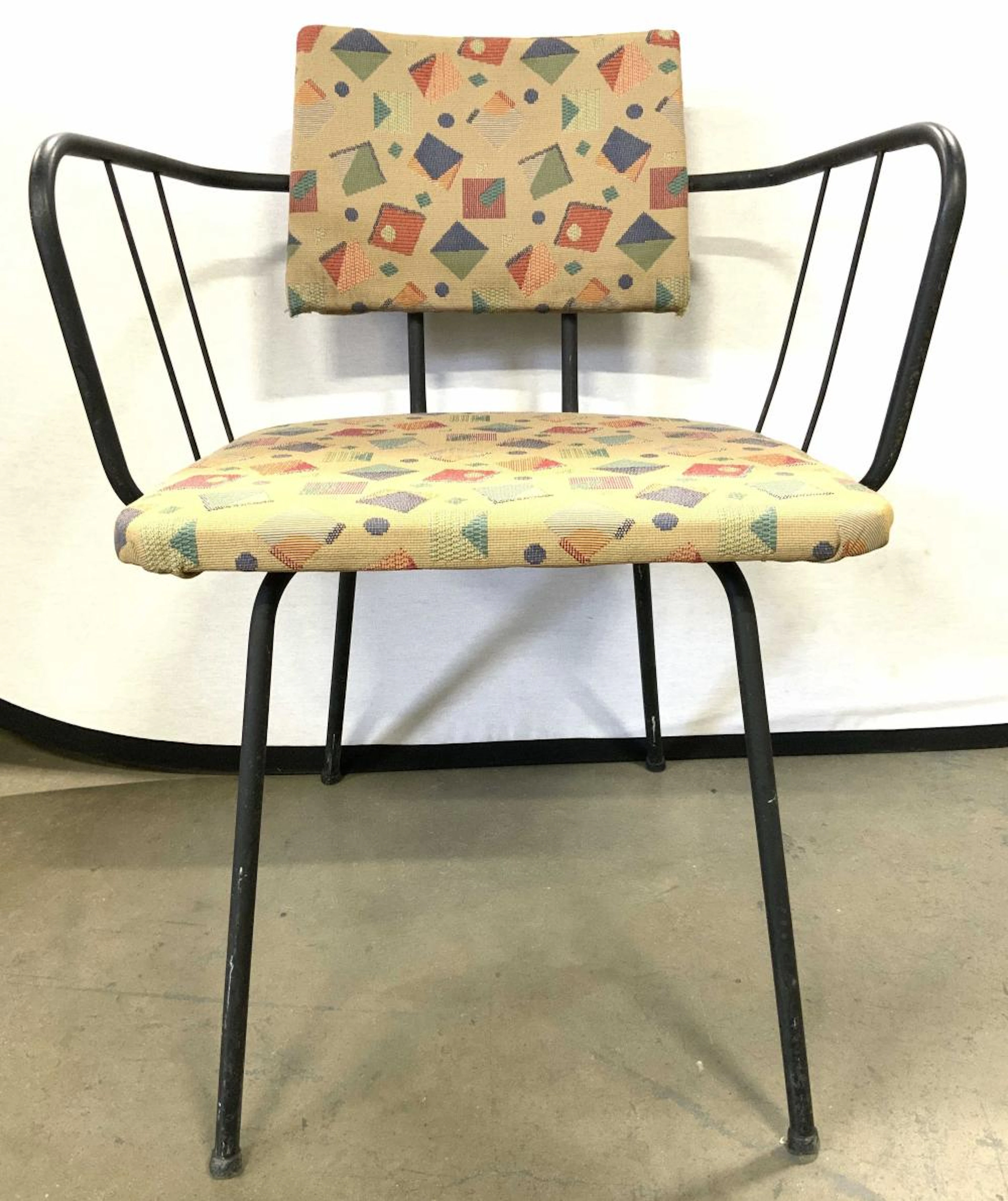 VIKO FURNITURE by BAUMRITTER Metal Armchair C 1950